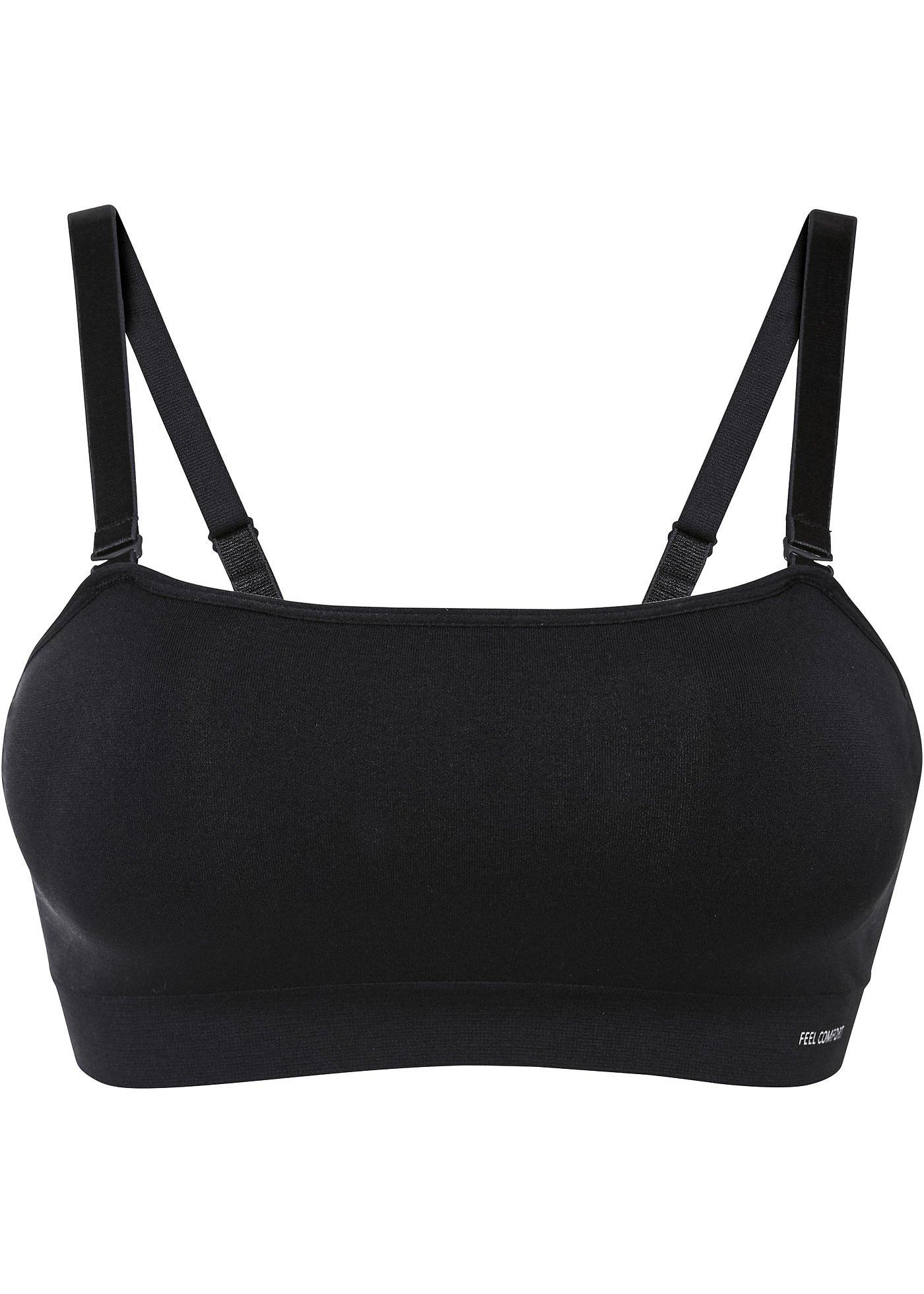 Soutien-gorge bandeau sans couture rembourré Feel Comfort avec bretelles amovibles
