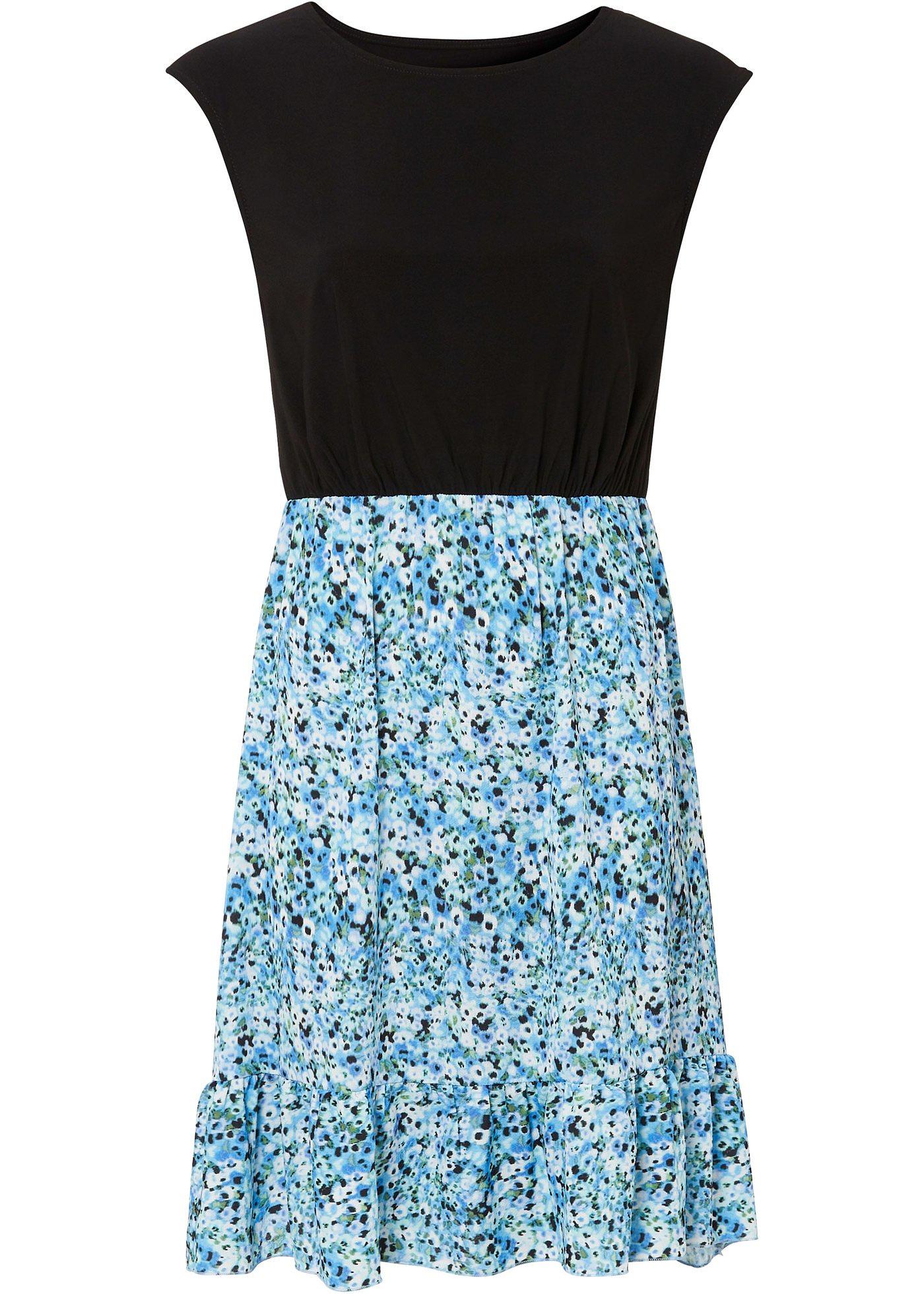 Robe avec jupe imprimée