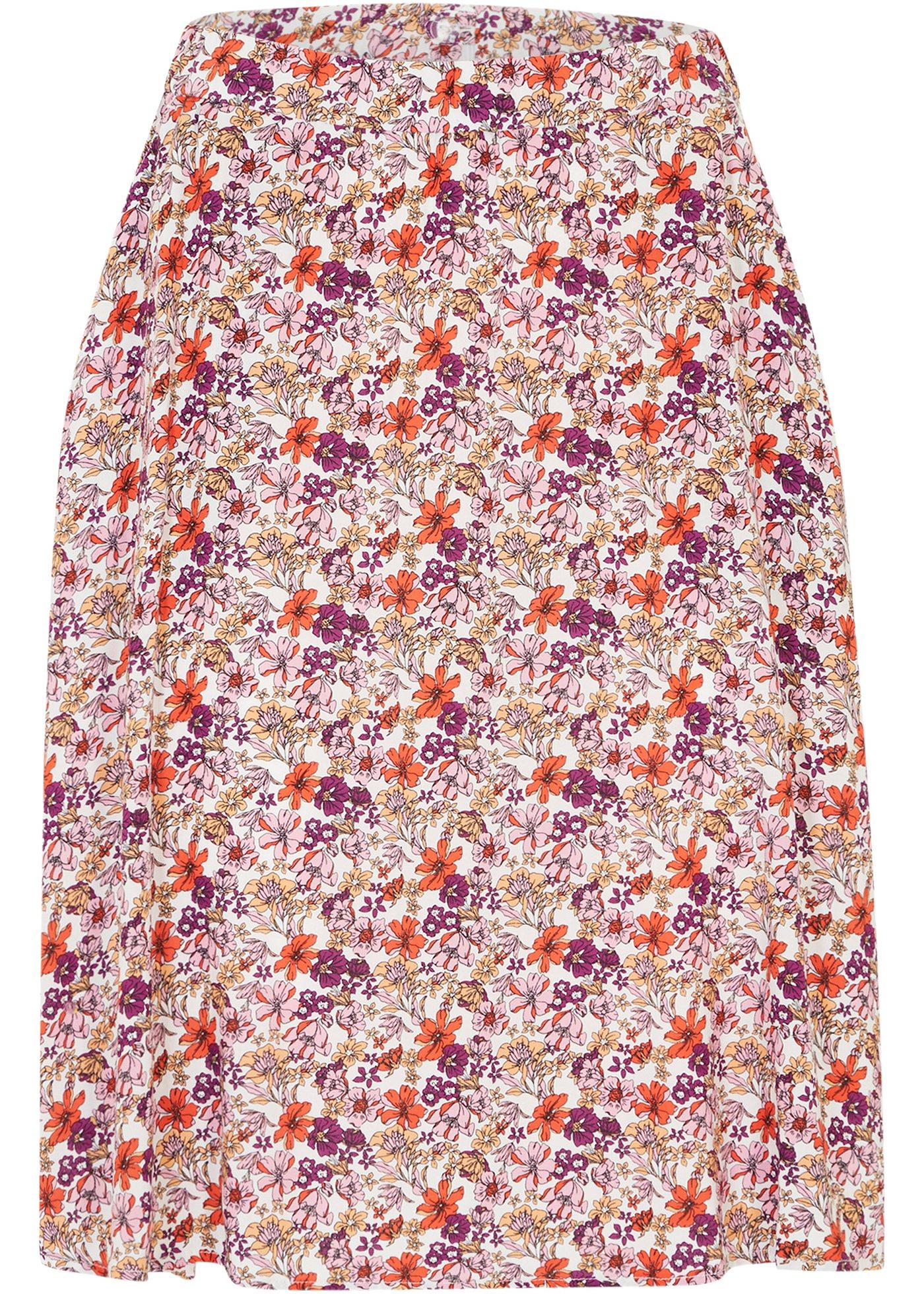 Jupe tissée en viscose avec poches