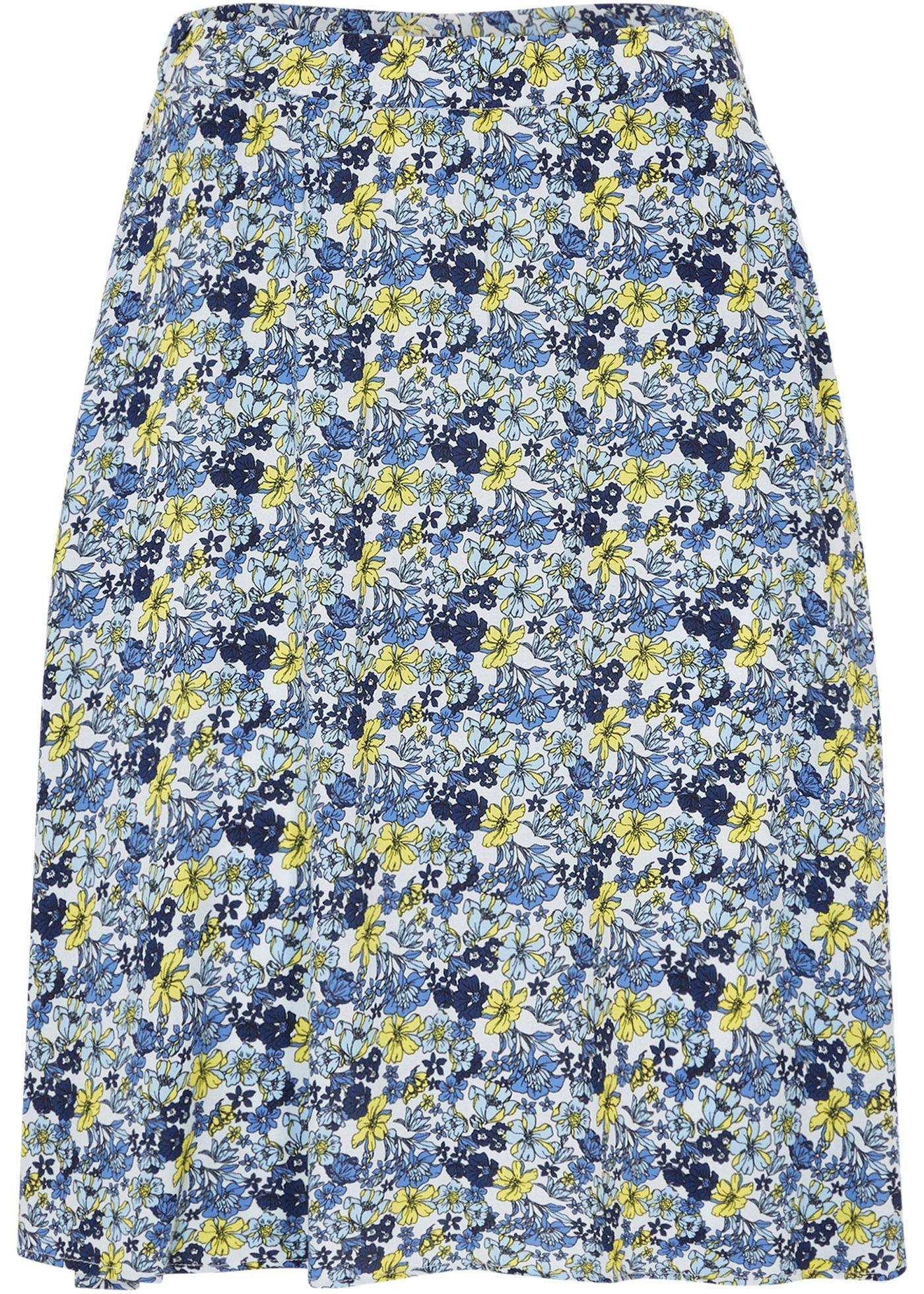 Jupe tissée en viscose avec poches