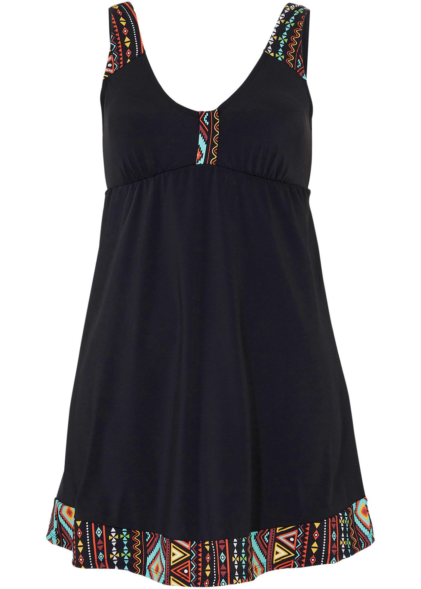 Robe de bain grande stature avec polyamide recyclé