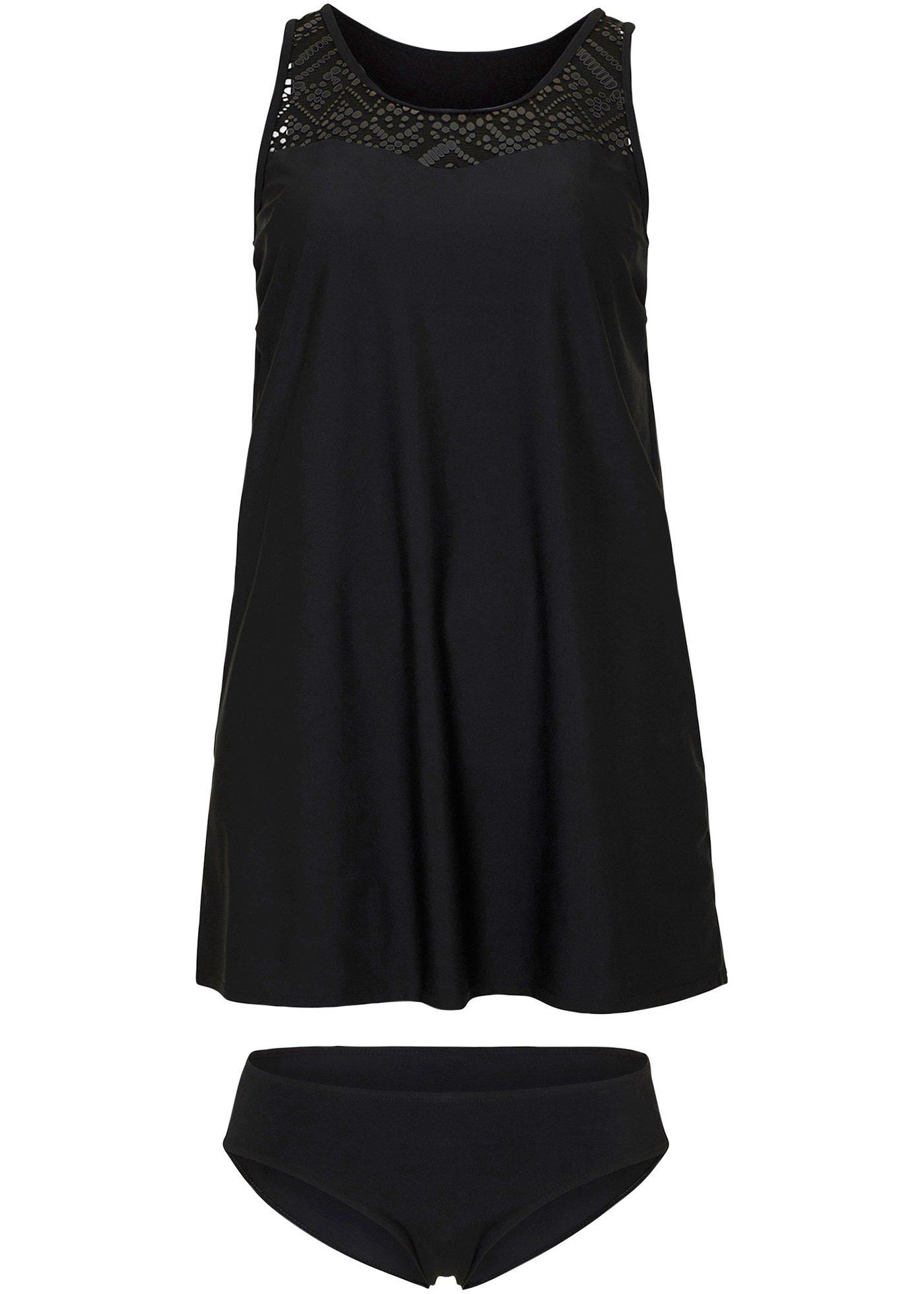 Tankini (Ens. 2 pces.) grande stature séchage rapide