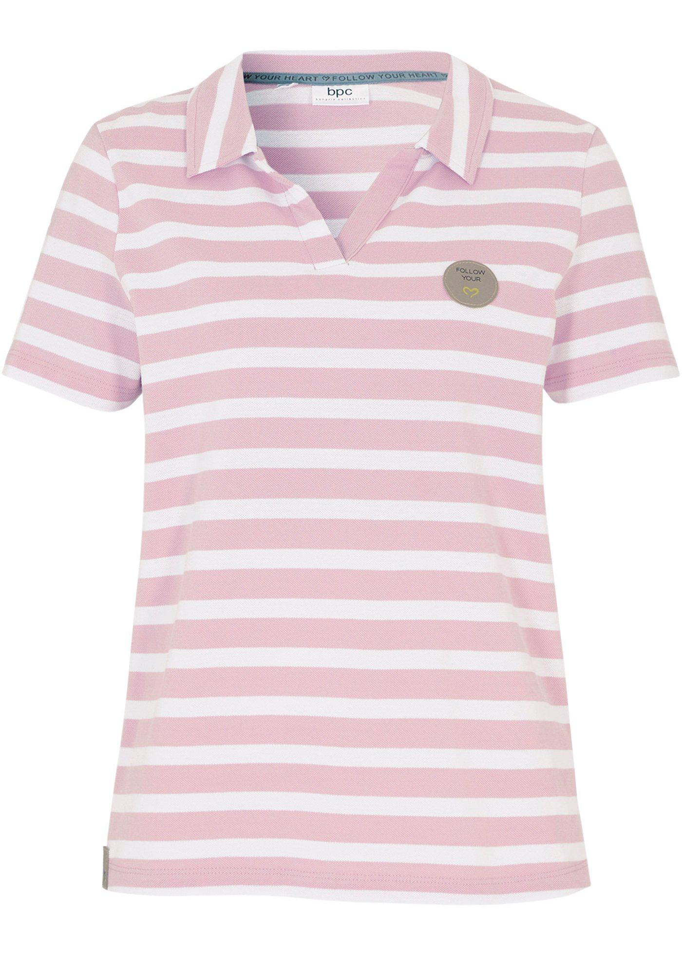 Polo coton à rayures