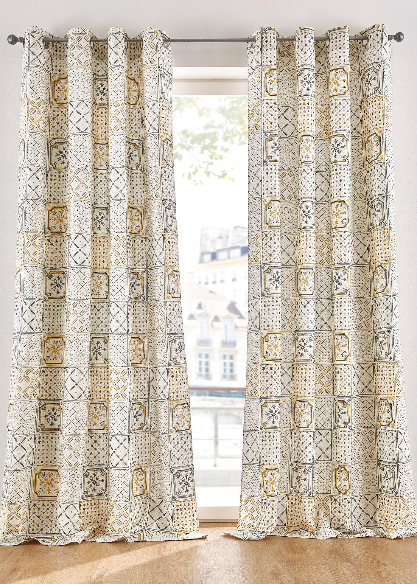 Panneau avec imprimé patchwork (1 pce.)