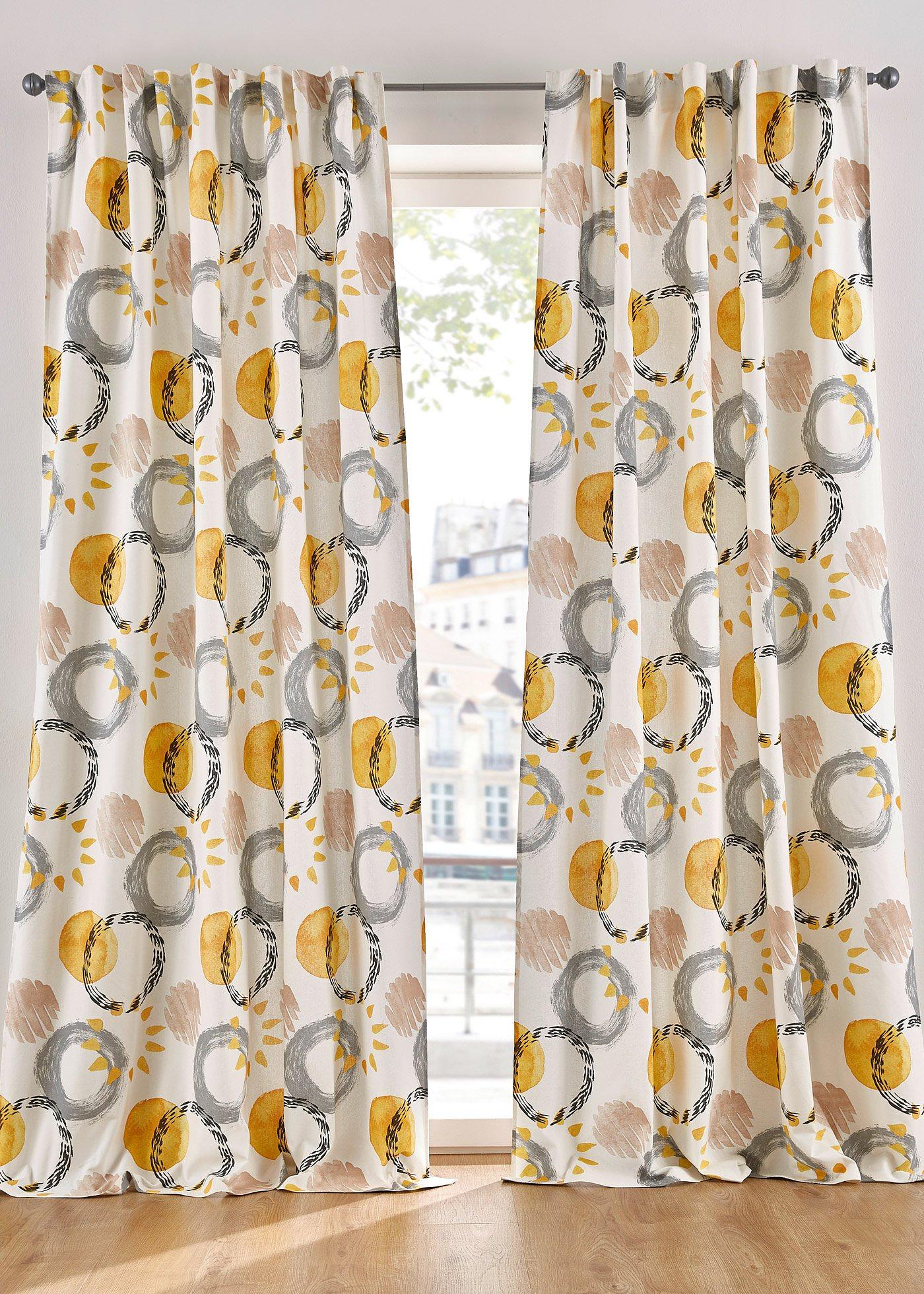 Panneau avec imprimé ornements (1 pce.)