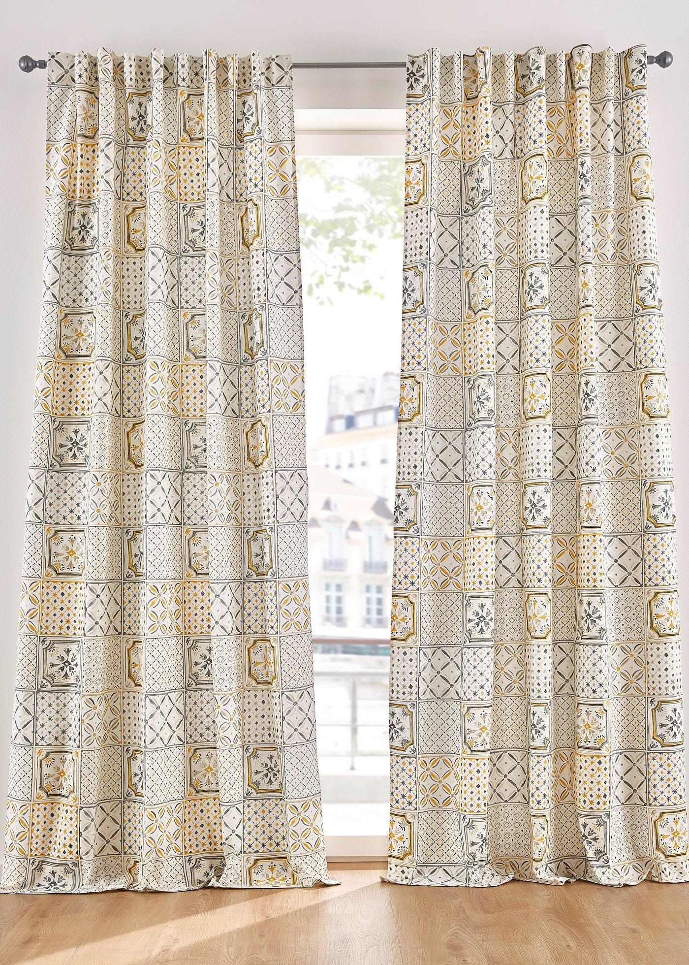 Panneau avec imprimé patchwork (1 pce.)