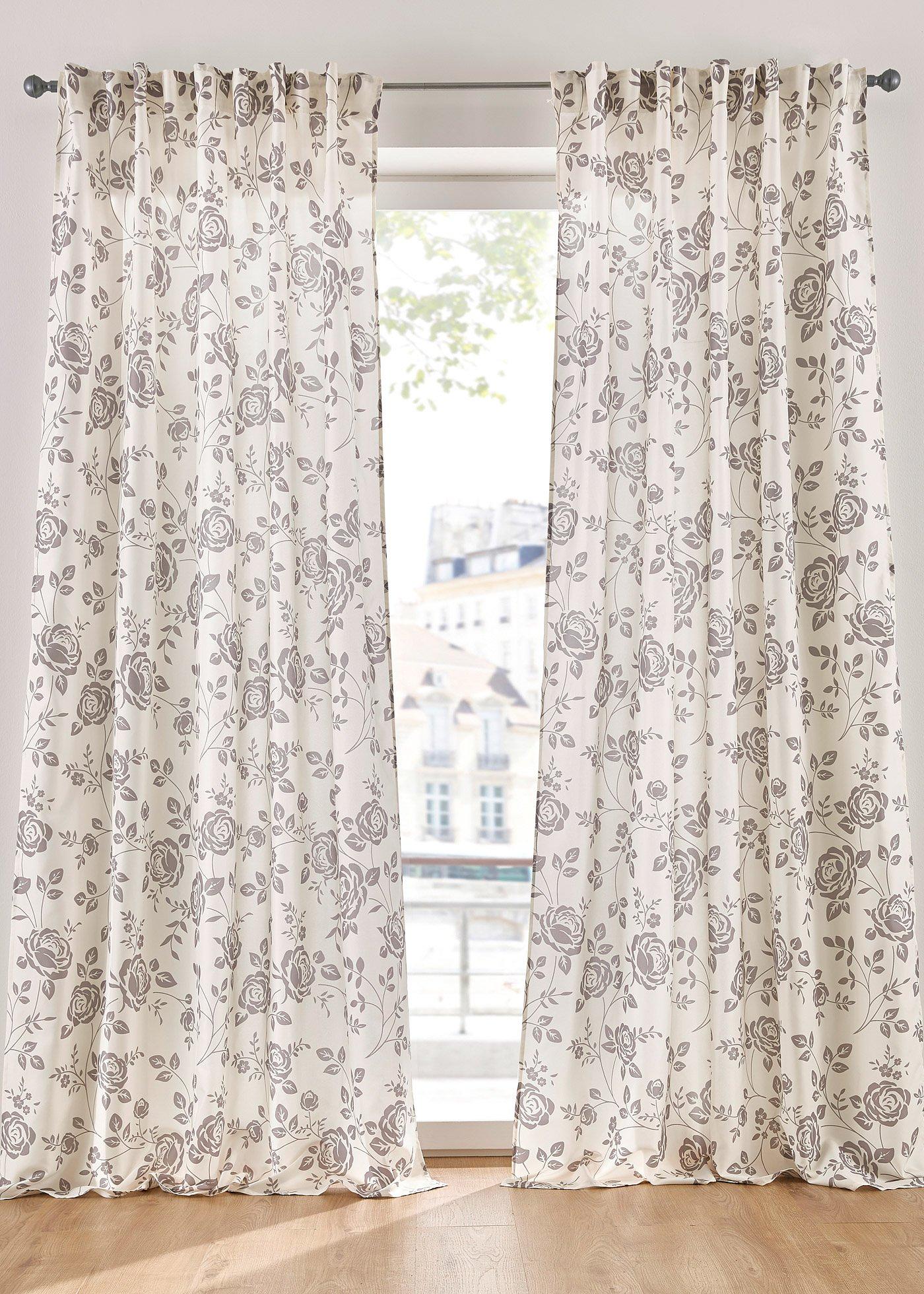 Panneau microfibre imprimé floral (1 pce.)