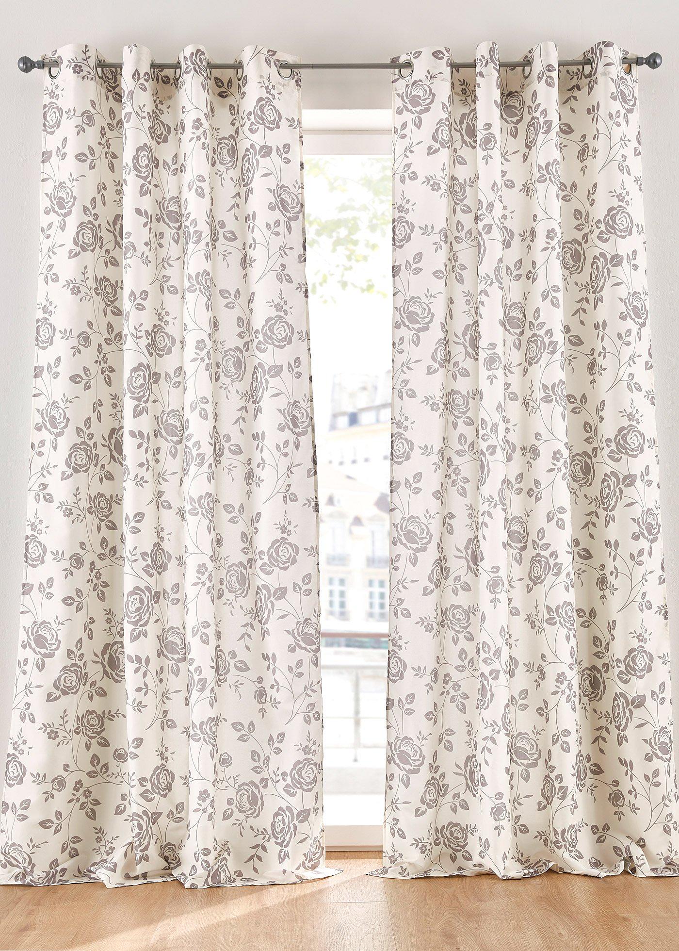 Panneau microfibre imprimé floral (1 pce.)