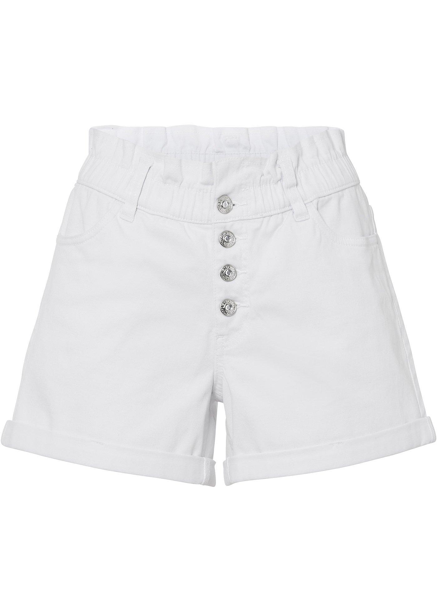 Short en jean avec taille confortable