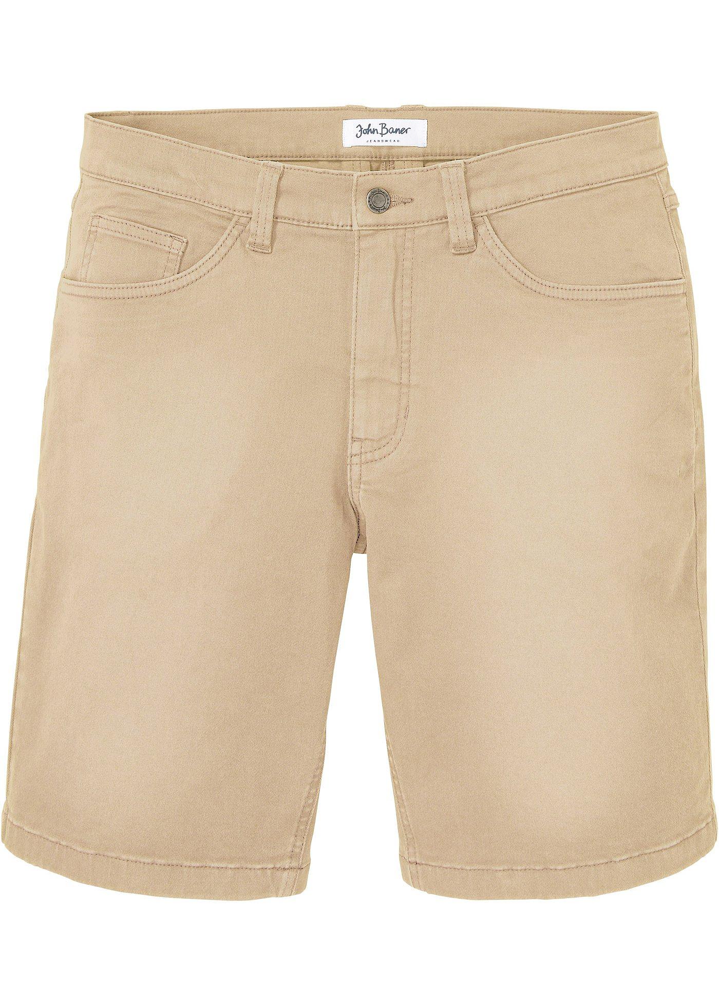 Bermuda coloré extensible, Regular Fit