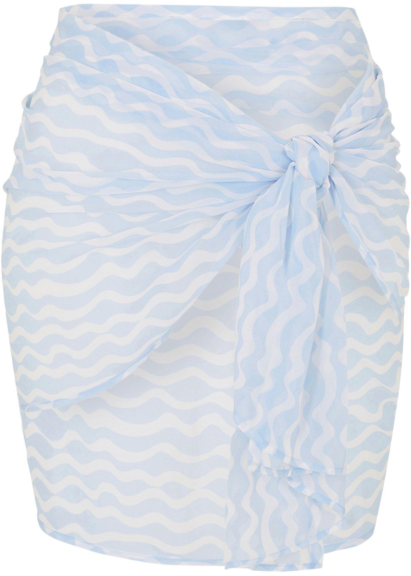 Jupe paréo de plage en polyester recyclé