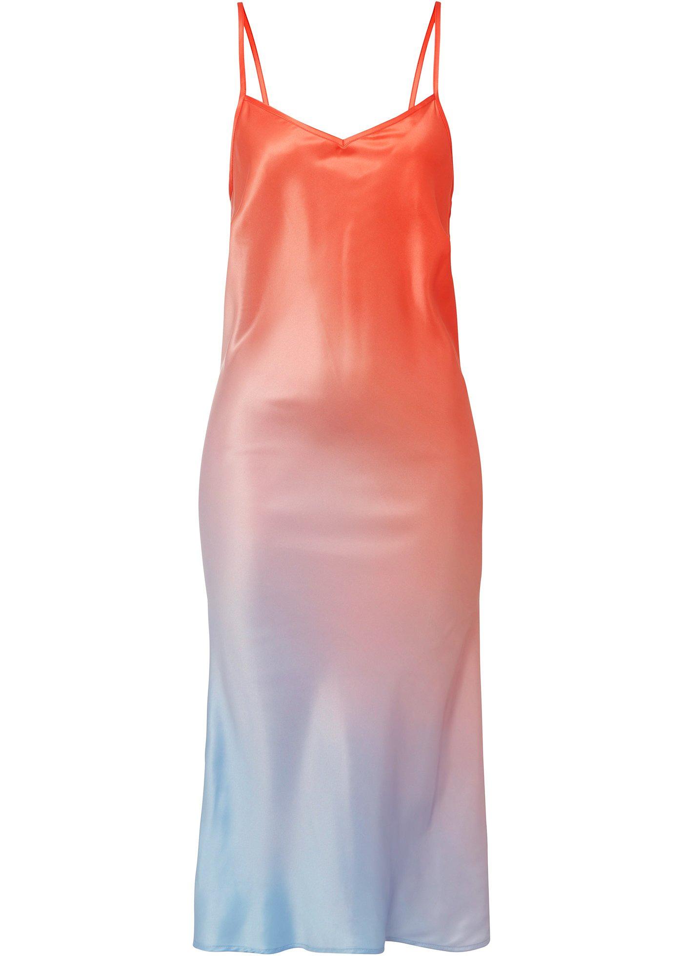 Nuisette satin avec dégradé de couleur
