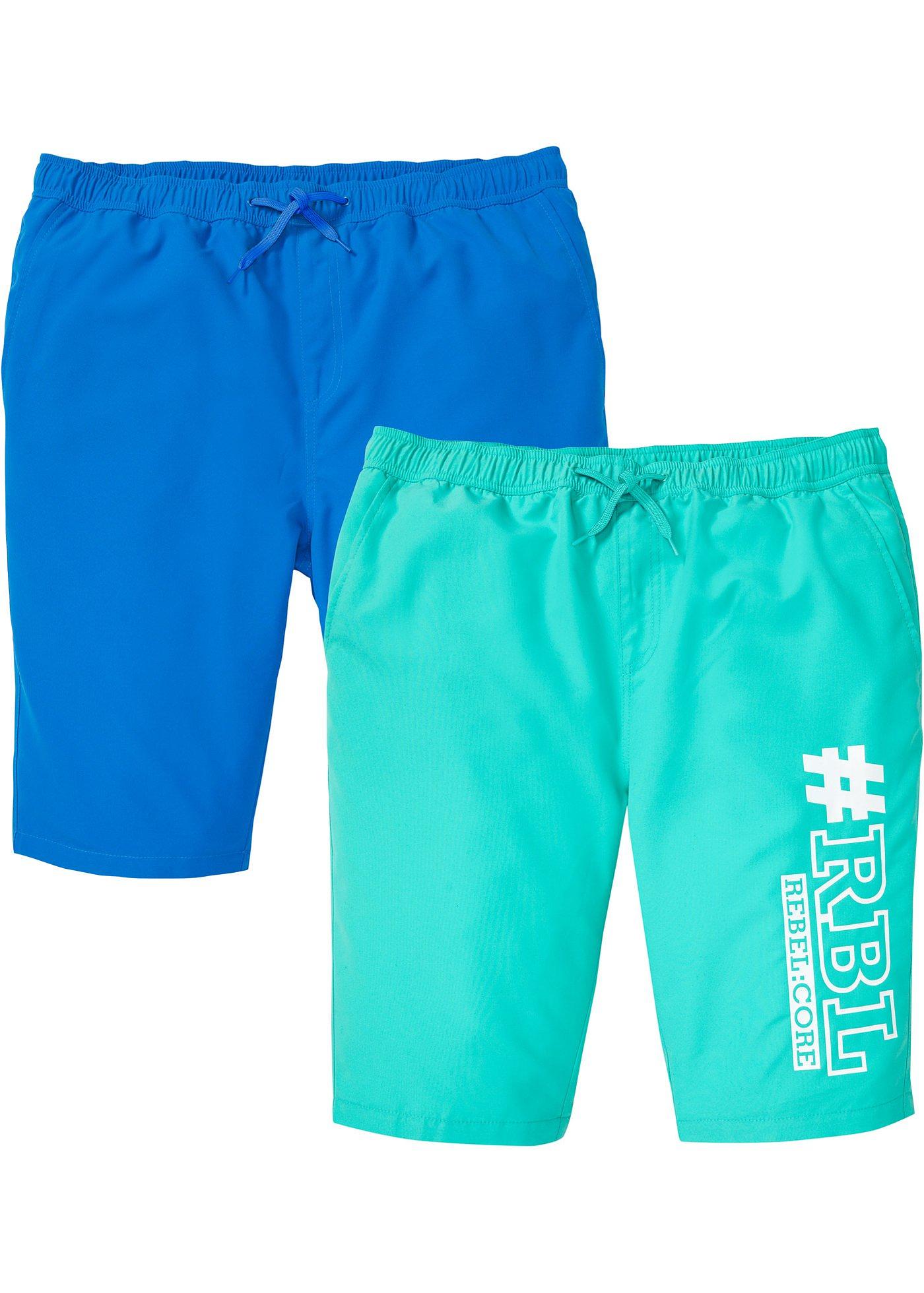 Image de Lot de 2 shorts de plage en polyester recyclé