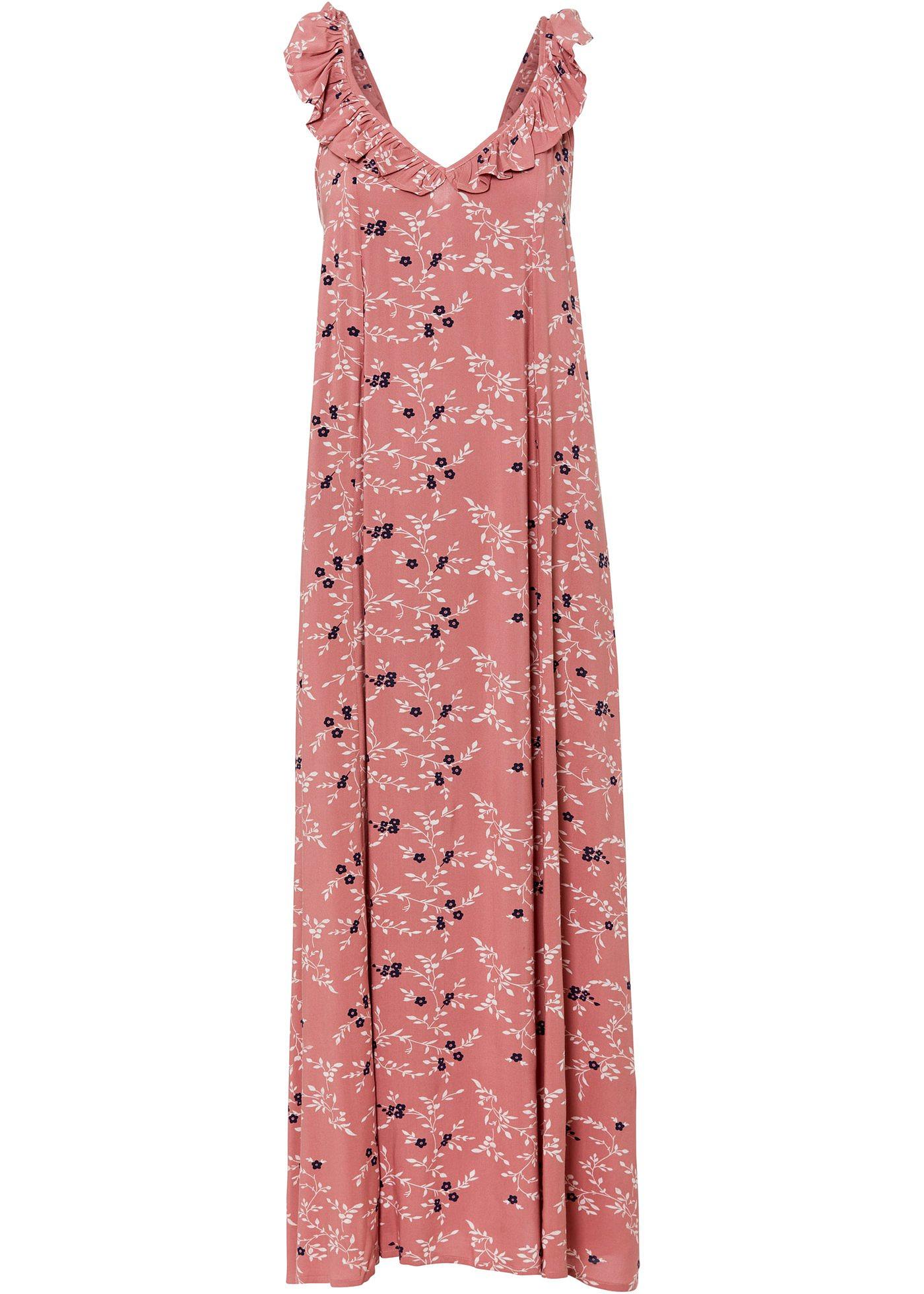 Robe longue imprimée