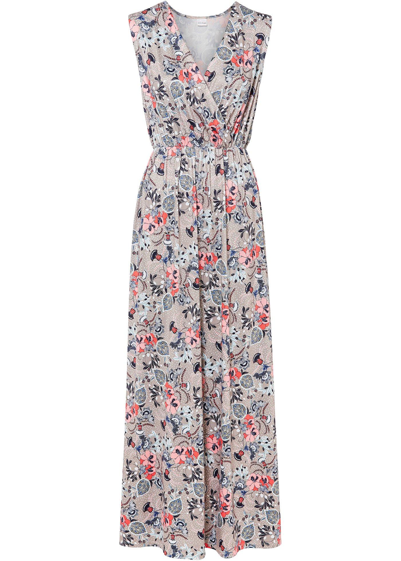 Robe longue imprimée