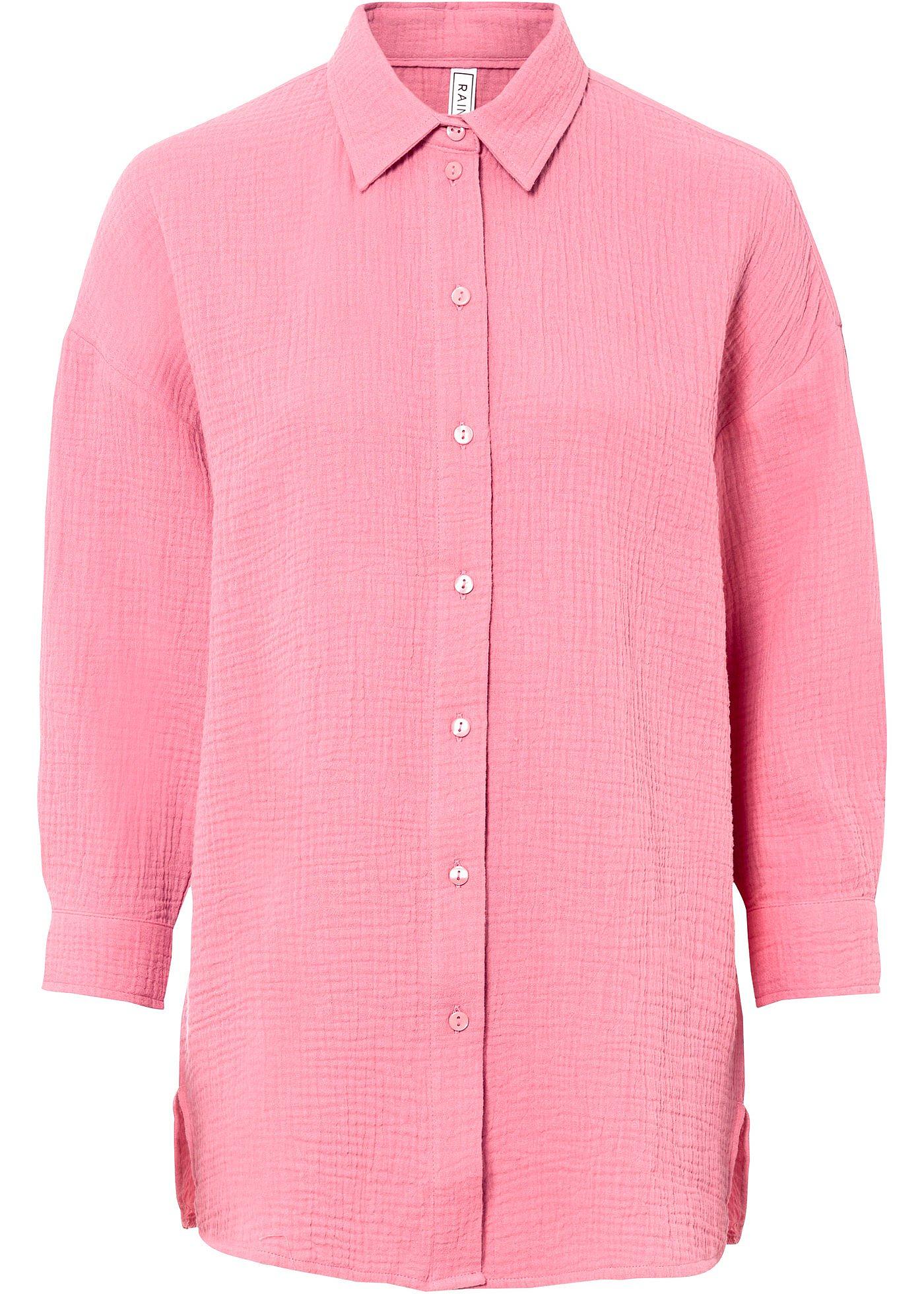 Image de Chemisier oversized long en mousseline