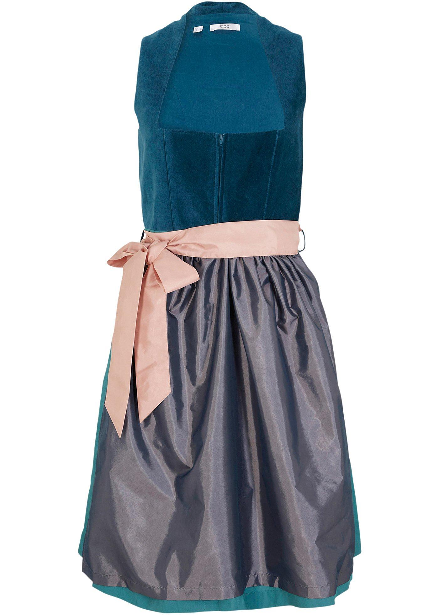 Image de Dirndl avec velours en longueur midi (Ens. 2 pces.)
