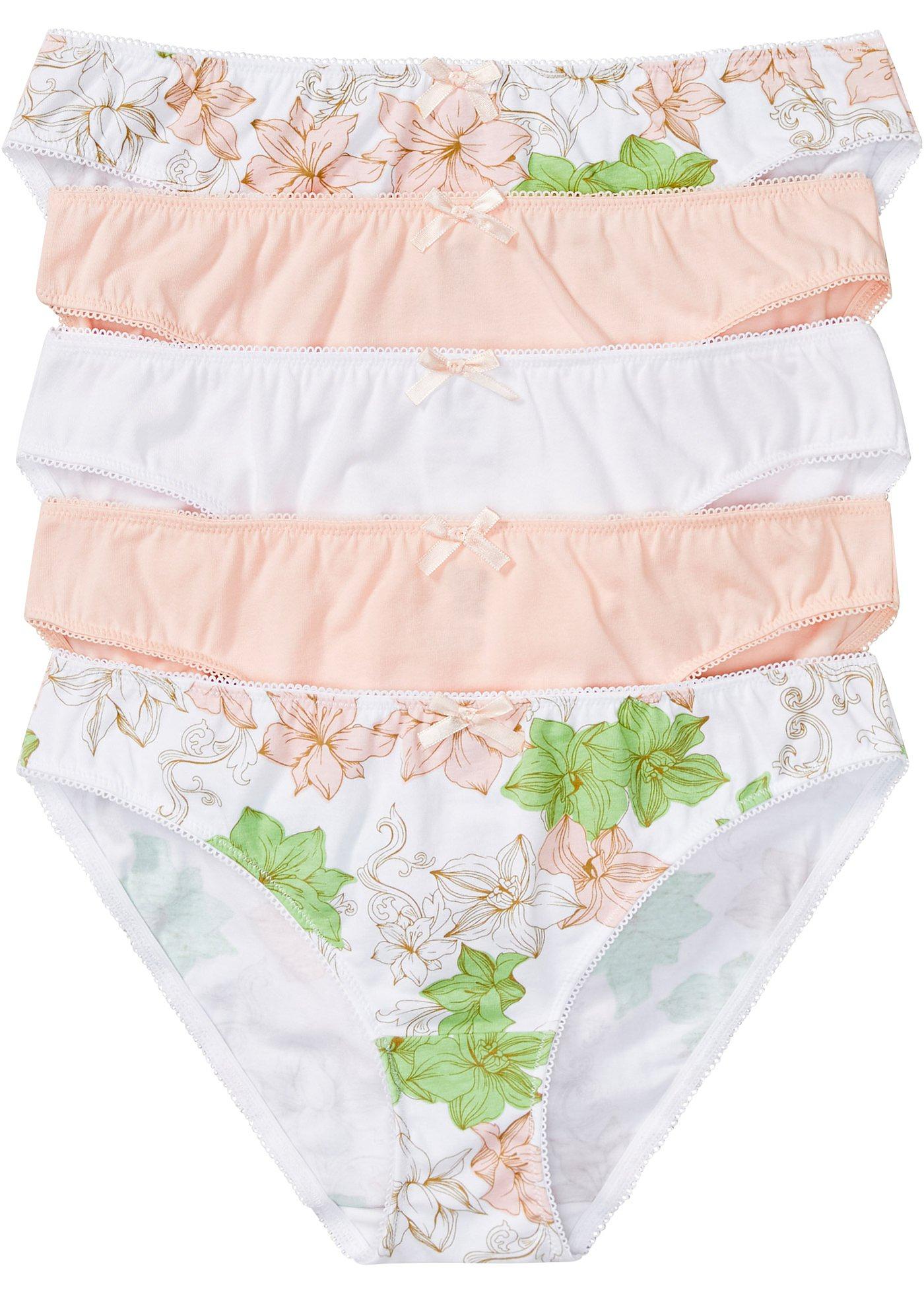 Lot de 5 slips avec coton