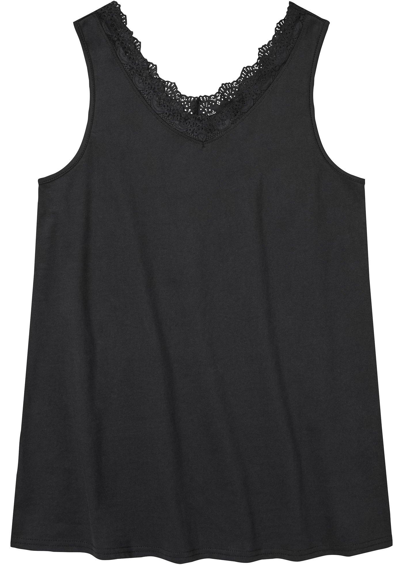 T-shirt de pyjama à dentelle