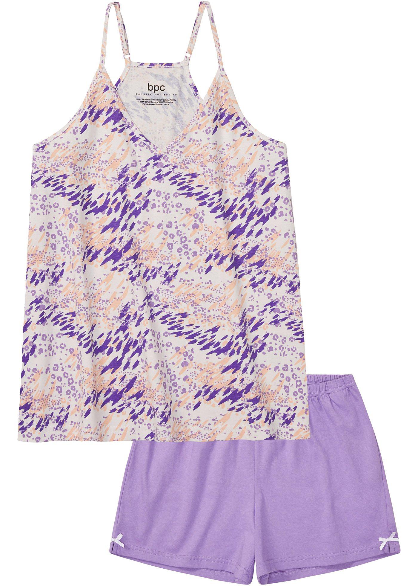 Pyjashort à bretelles spaghetti