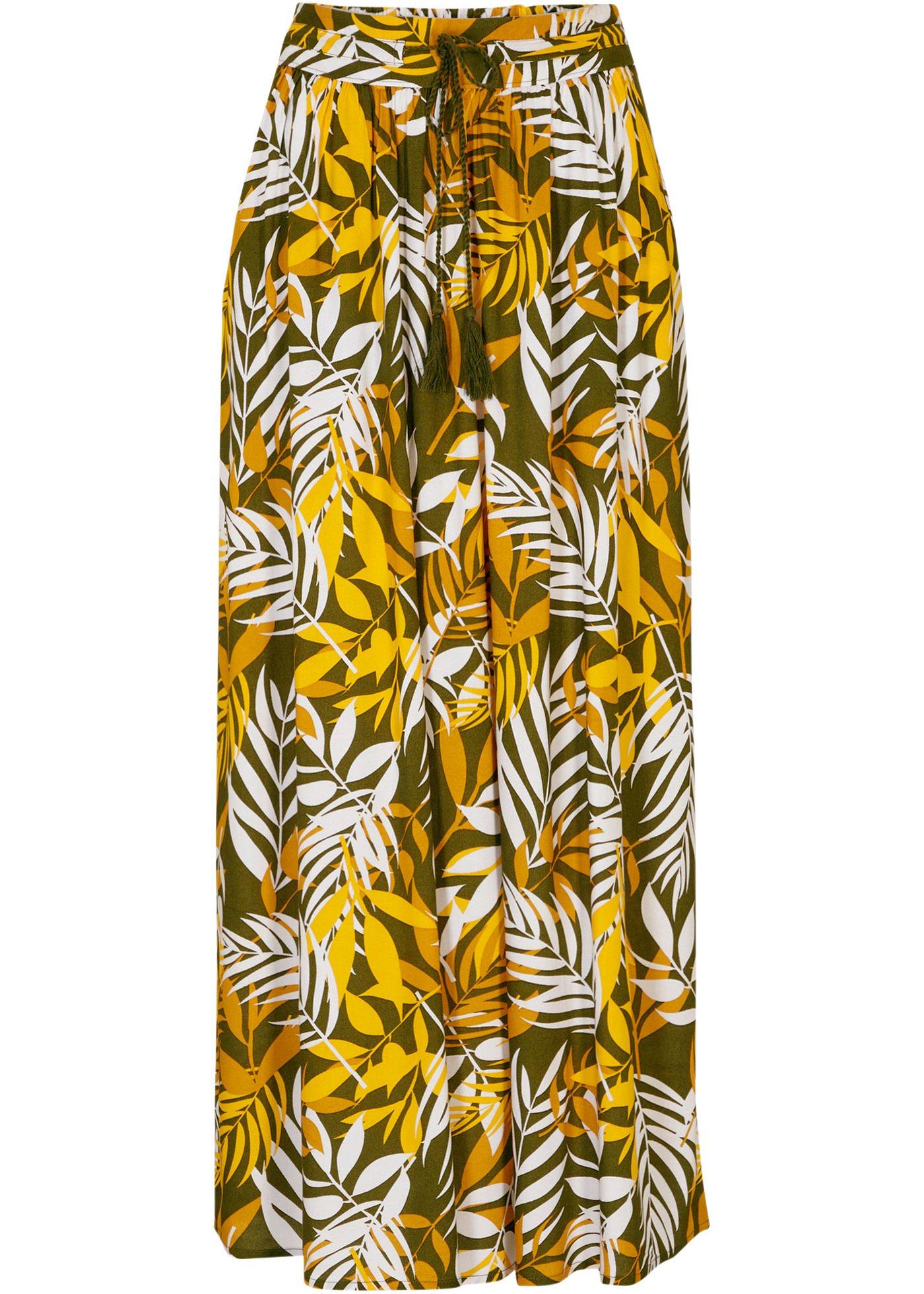 Jupe longue en viscose