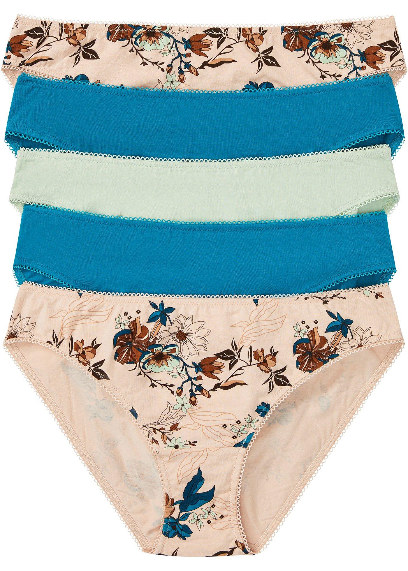 Lot de 5 slips avec coton