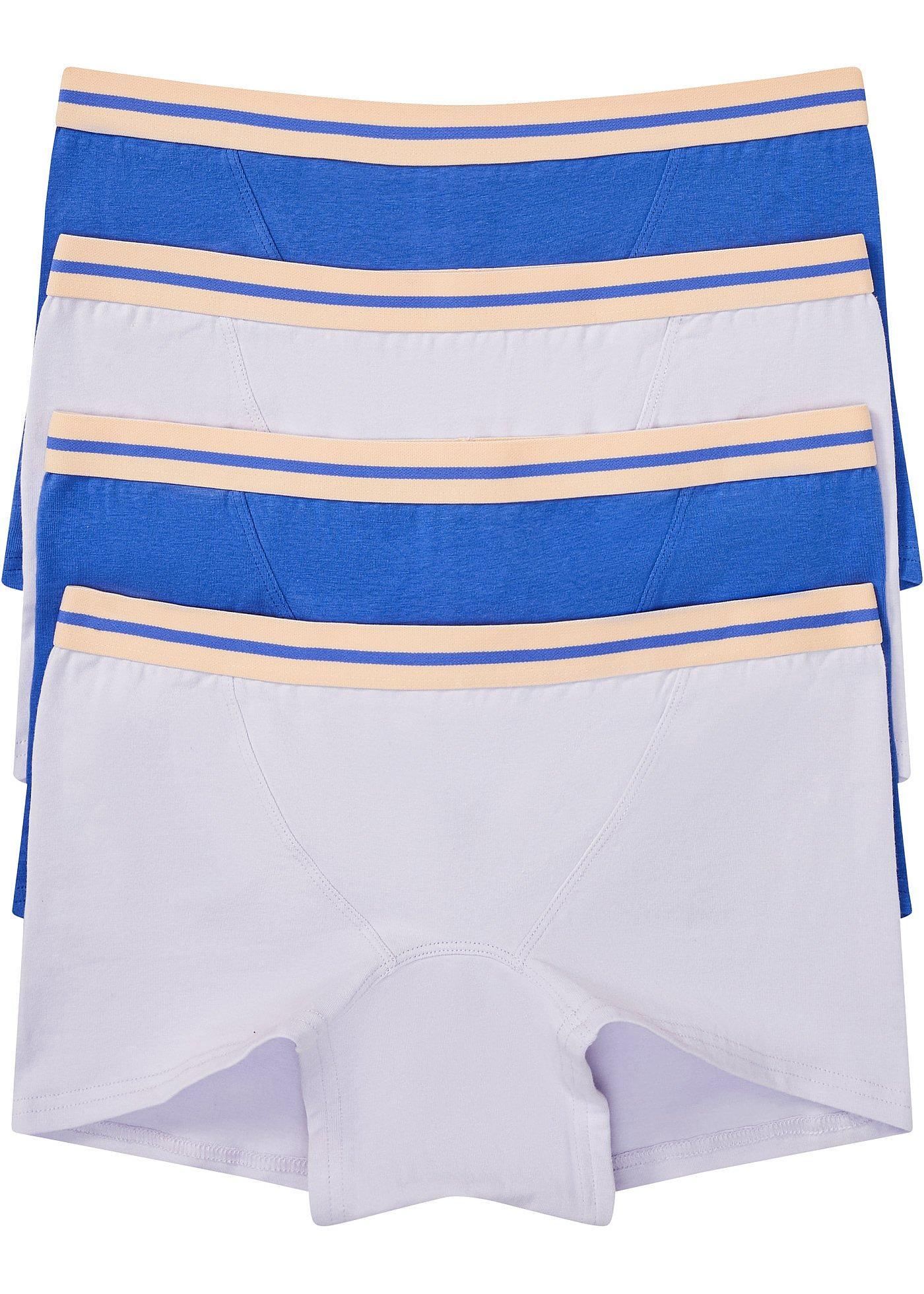 Lot de 4 boxers femme avec coton