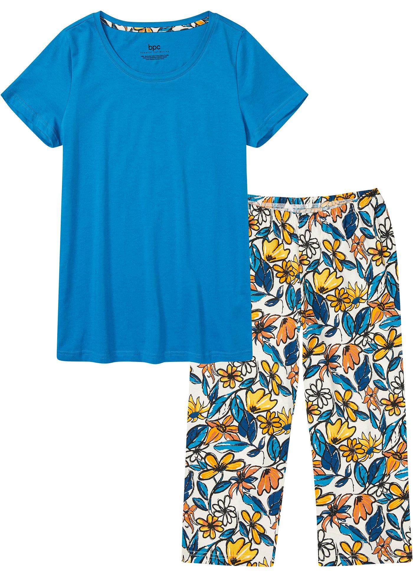 Pyjama corsaire en coton