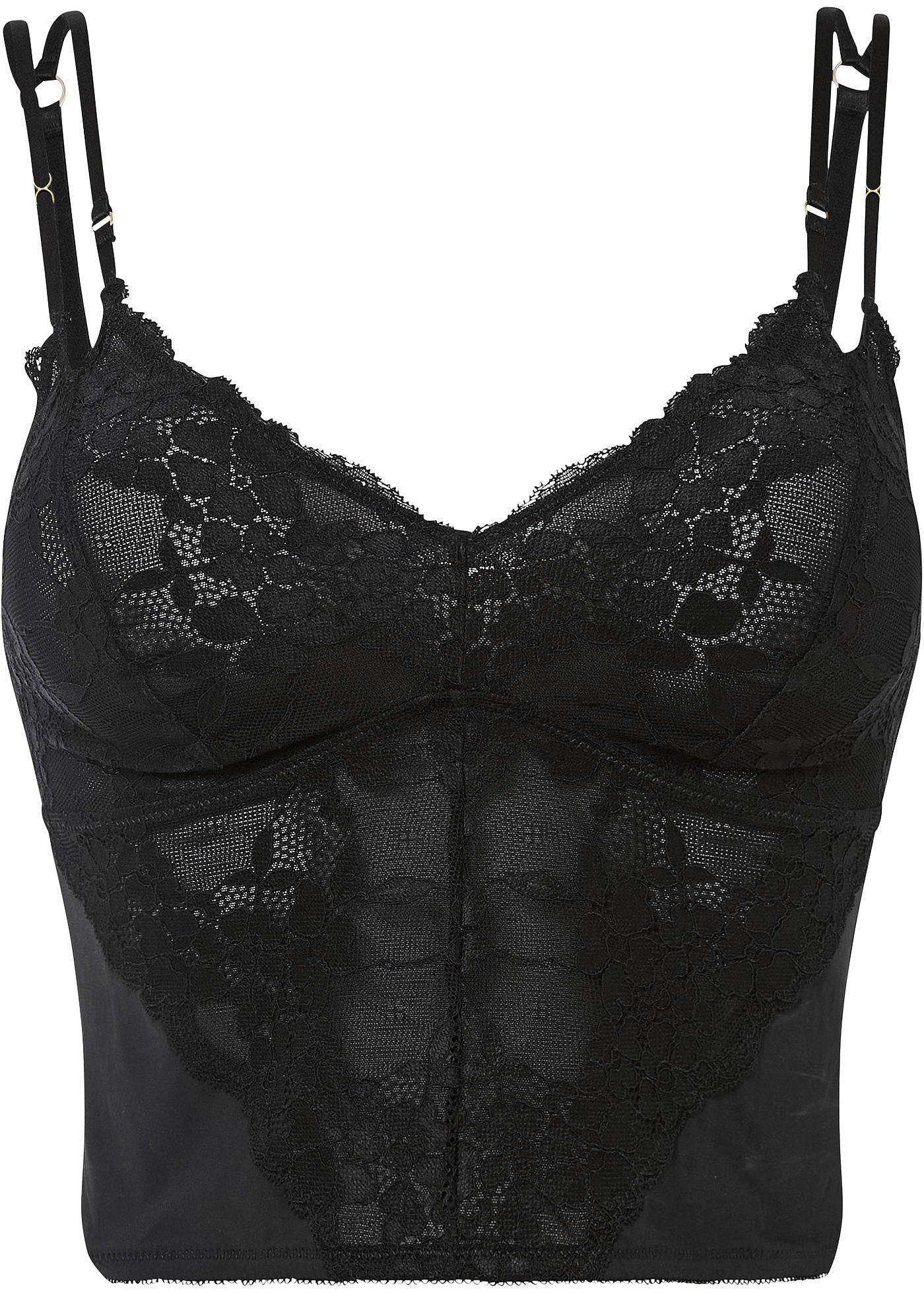 Top en dentelle sans armatures avec polyamide recyclé