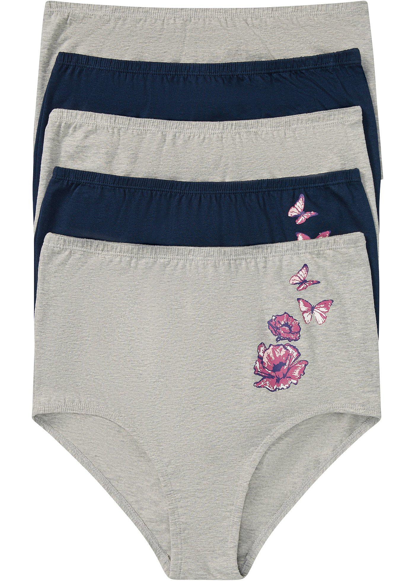 Lot de 5 slips taille haute