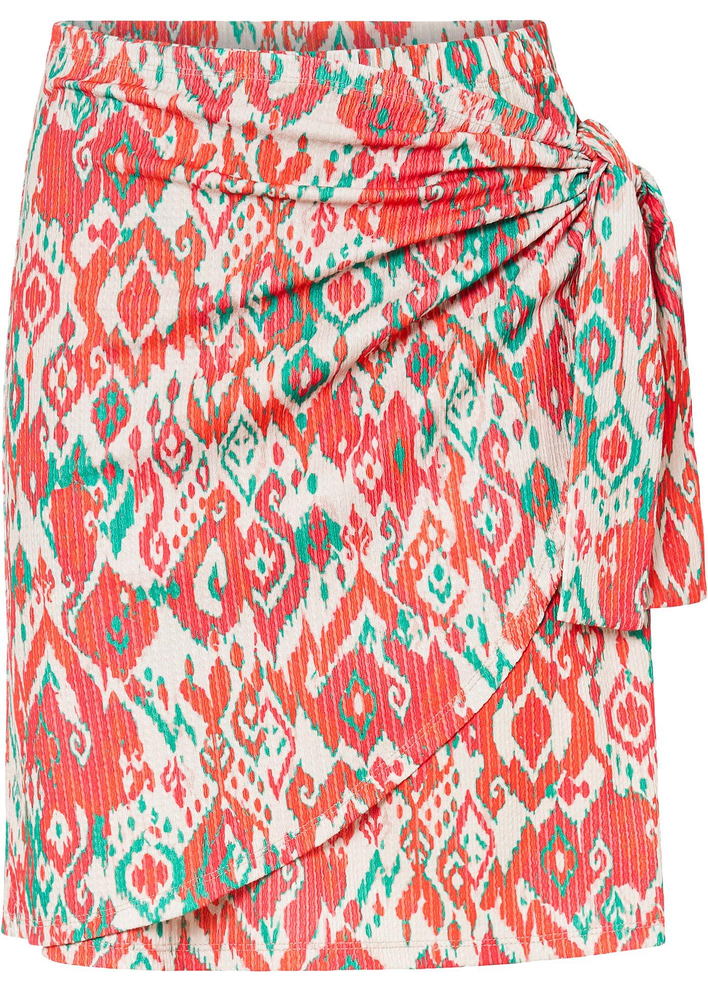 Jupe fluide style portefeuille