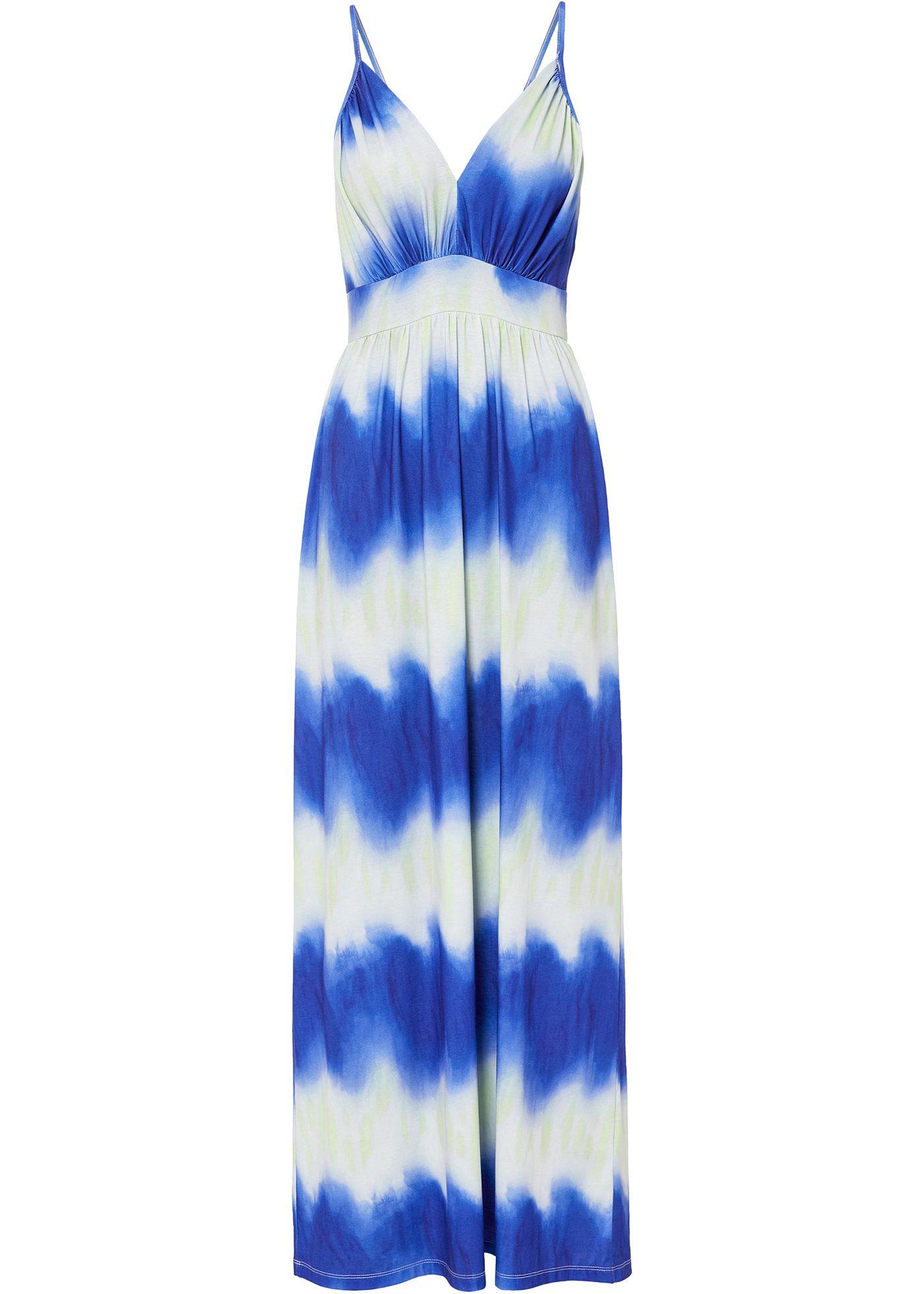 Robe longue à imprimé batik