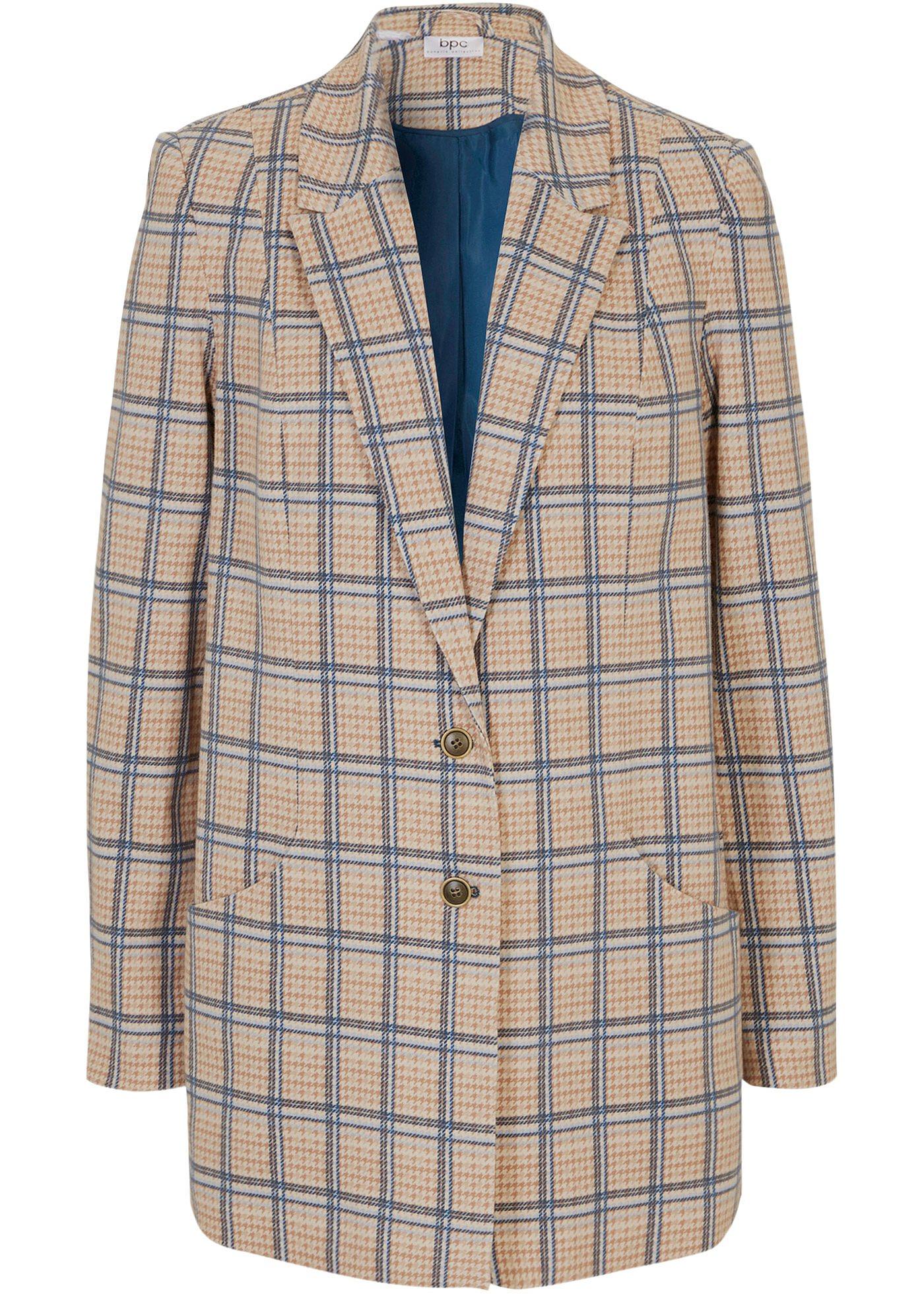 Blazer en jersey oversize en coton