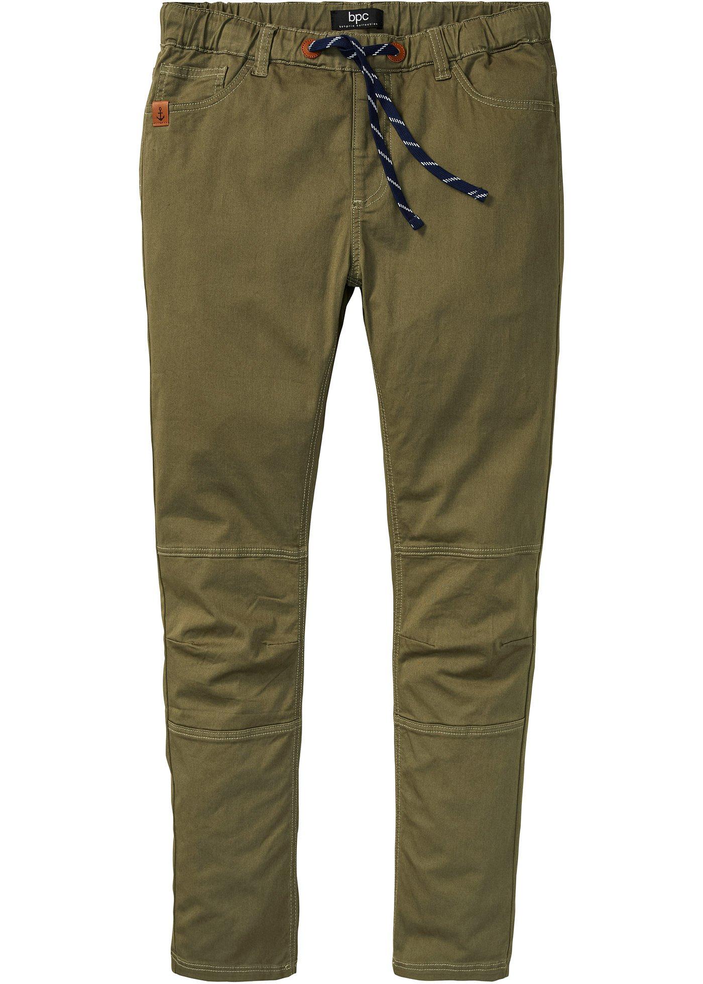 Pantalon taille extensible Regular Fit, Straight