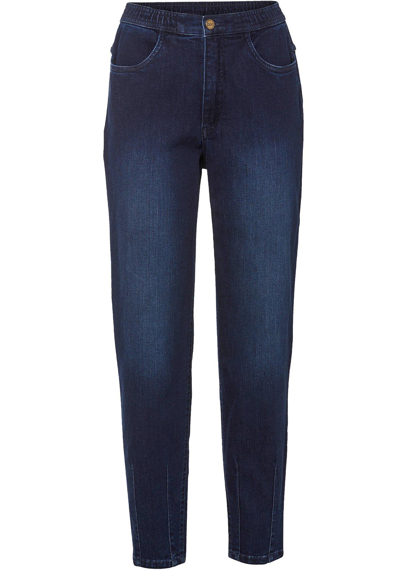 Image de Jean taille haute avec jambes larges, taille confortable