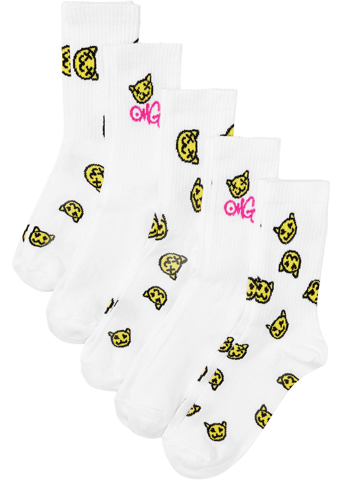 Lot de 5 paires de chaussettes avec coton