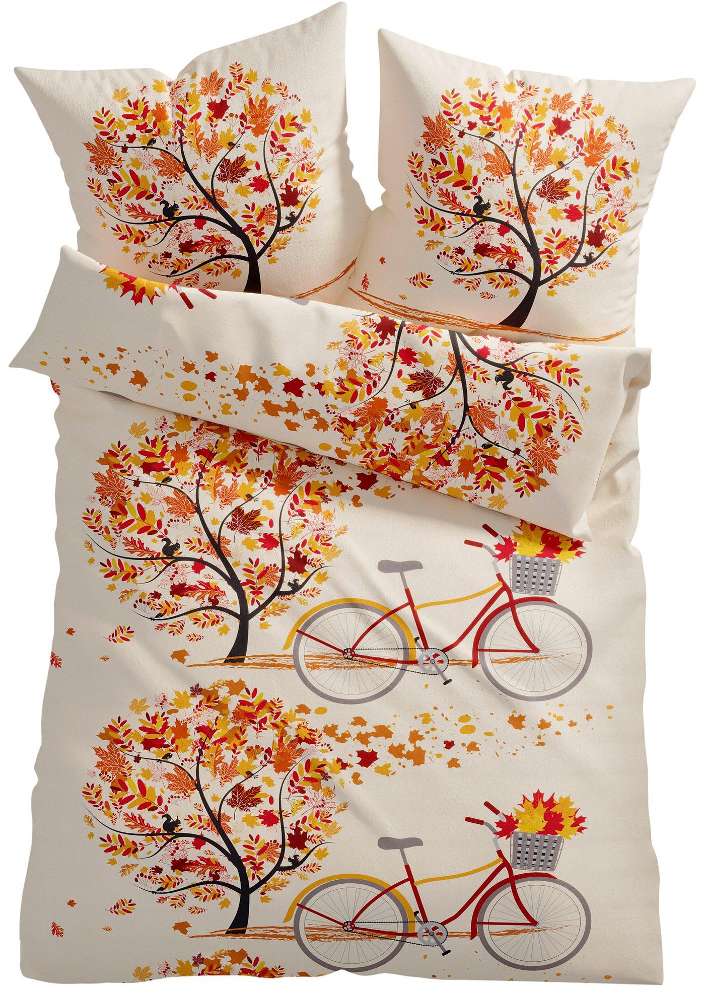 Parure de lit avec bicyclette