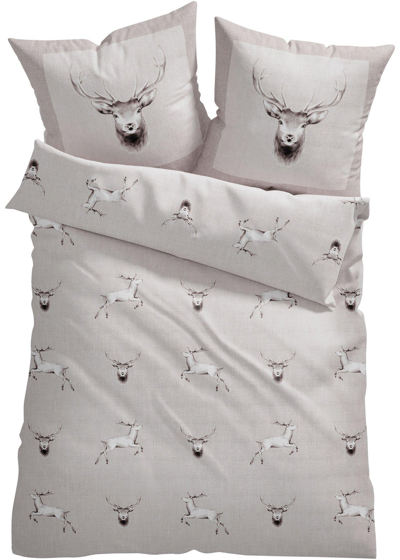 Parure de lit avec cerfs