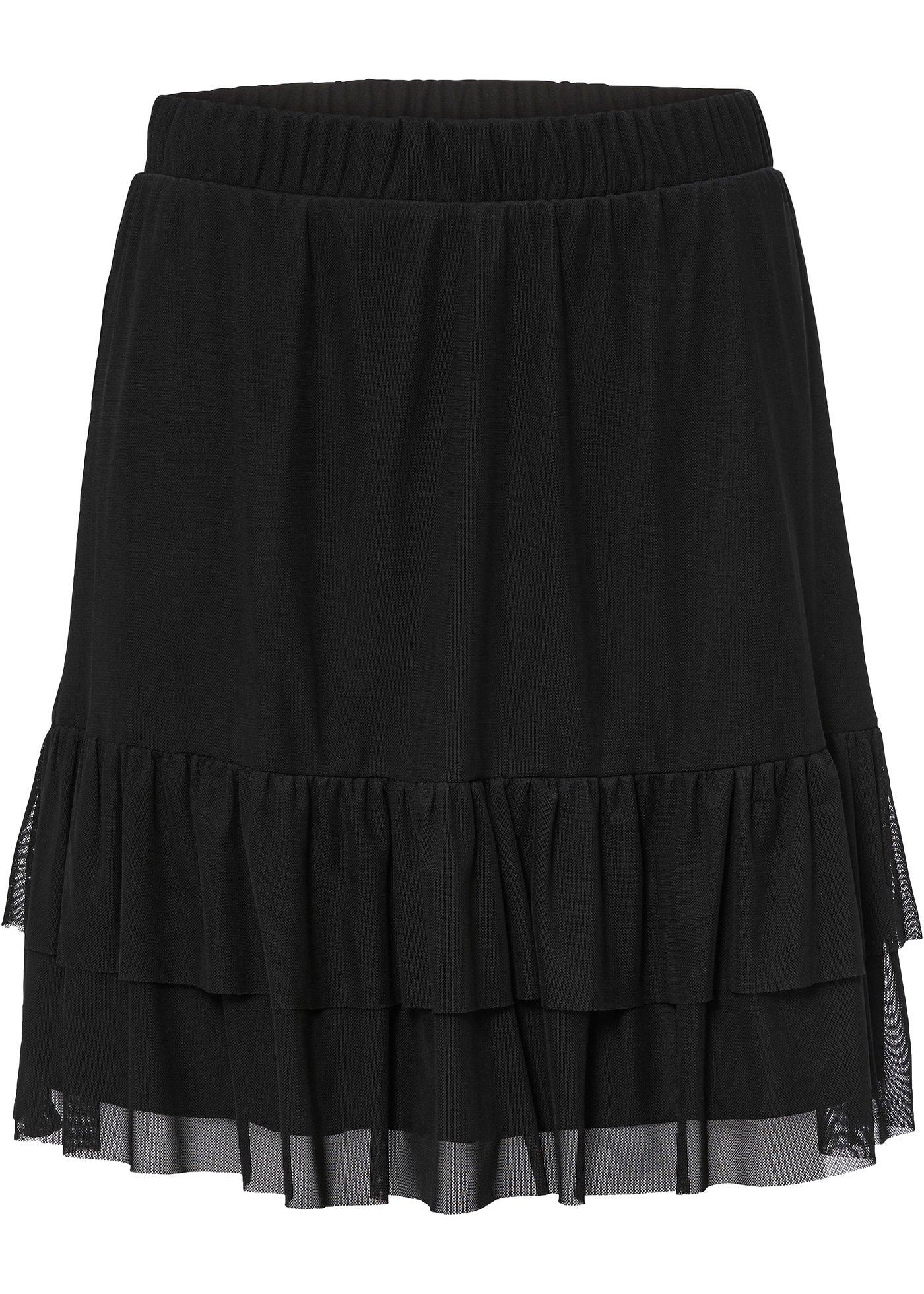 Jupe en mesh évasée