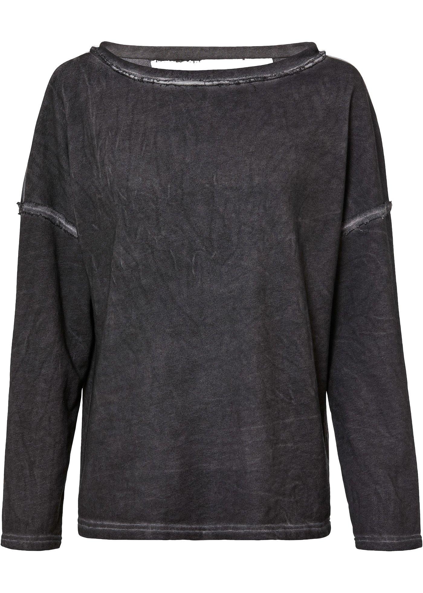 Sweat-shirt style used avec décolleté dos