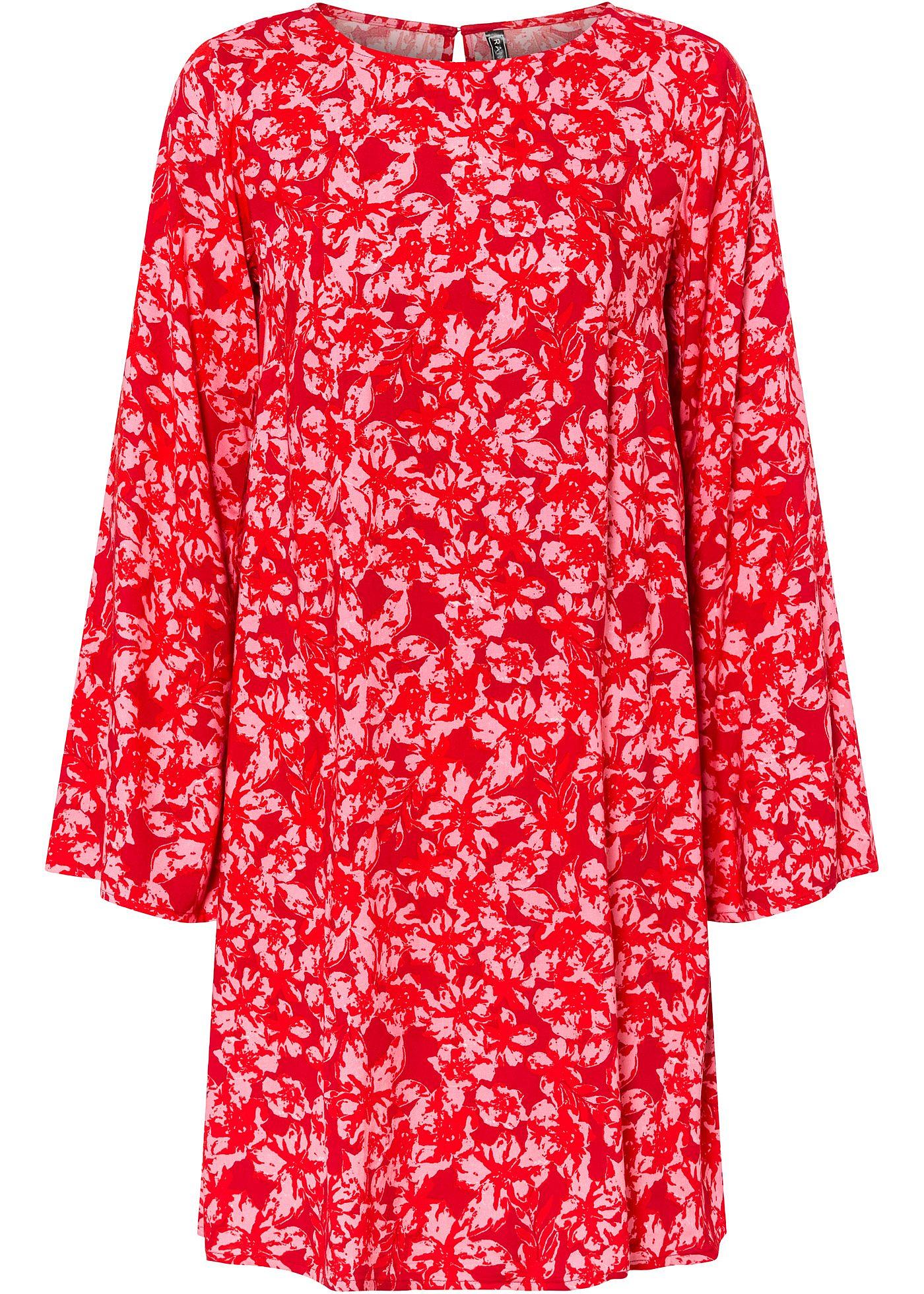 Robe avec manches trompette