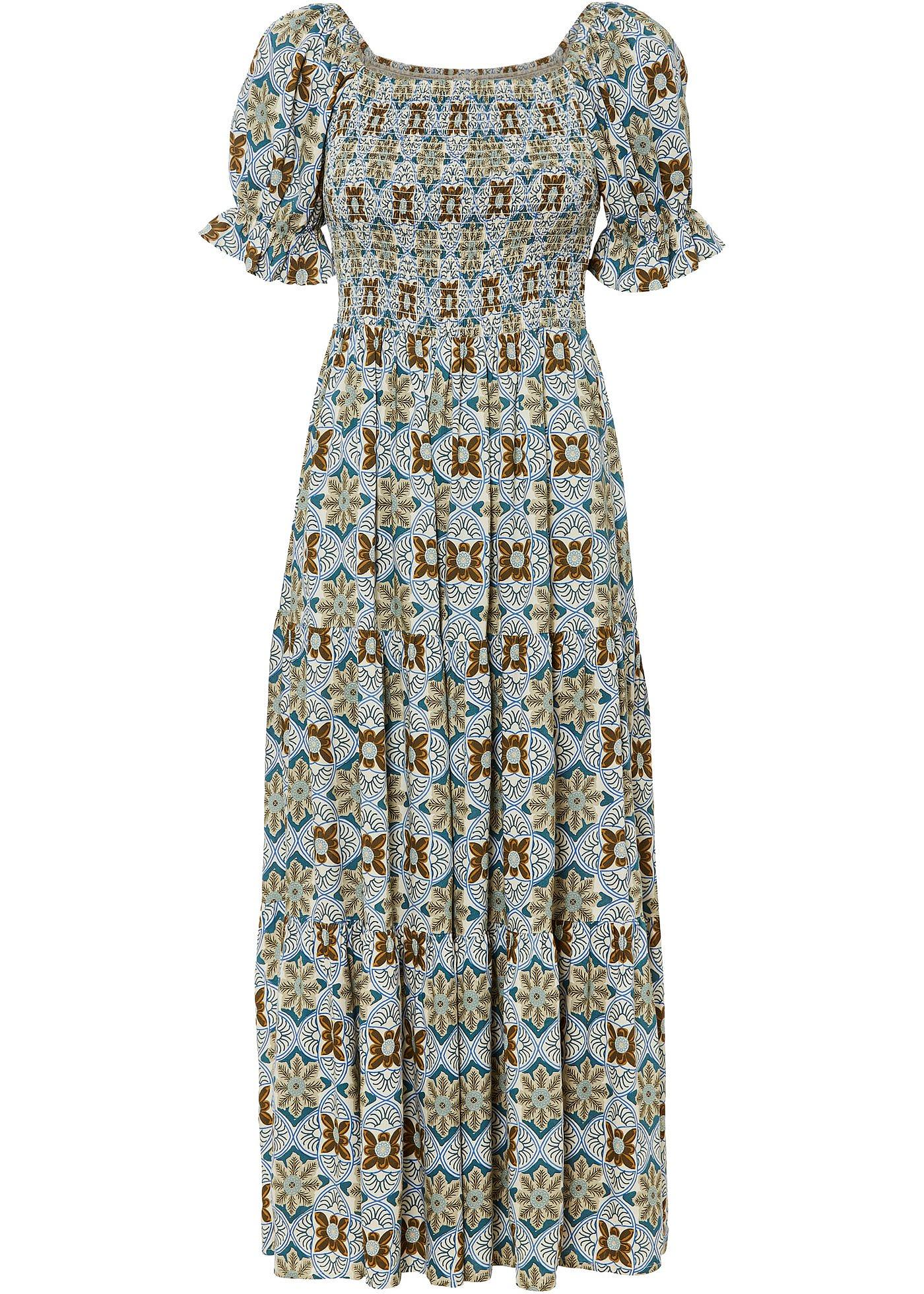 Robe longue avec smock