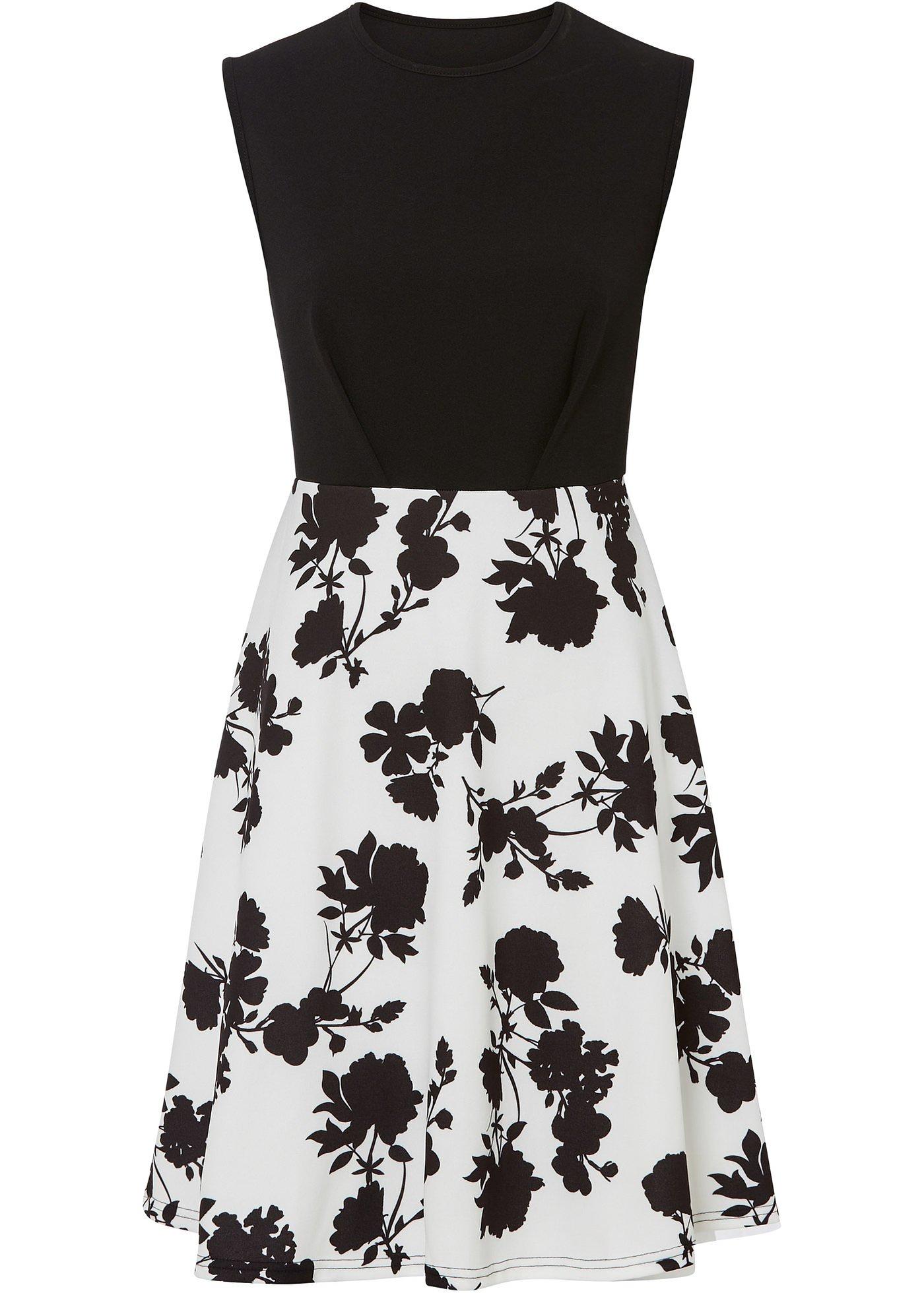 Robe avec jupe imprimée