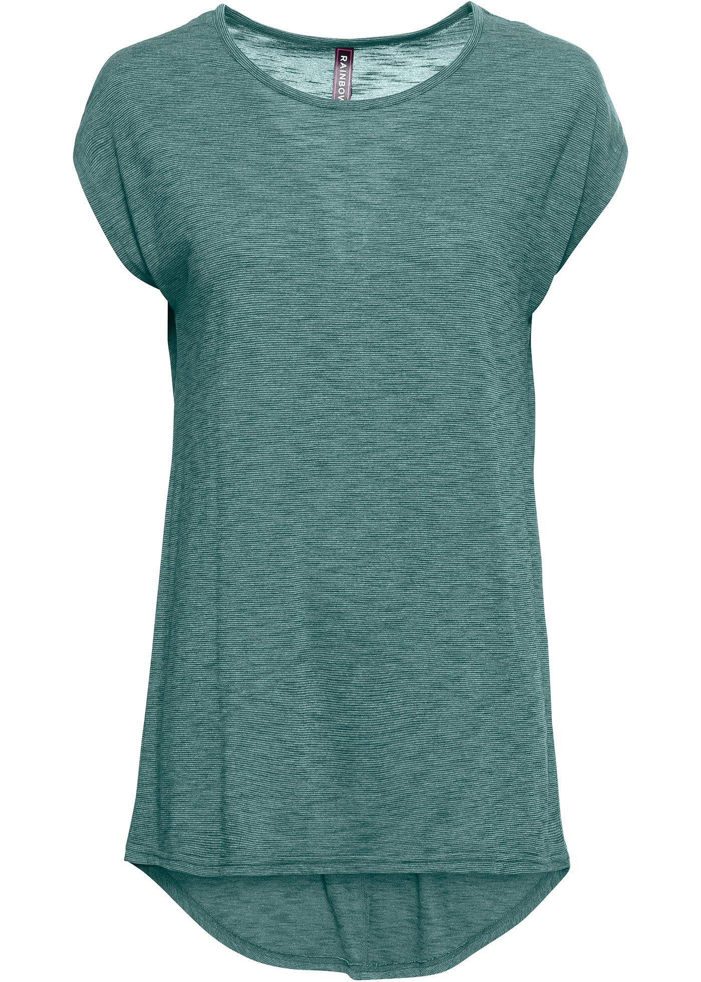 T-shirt long avec base arrondie