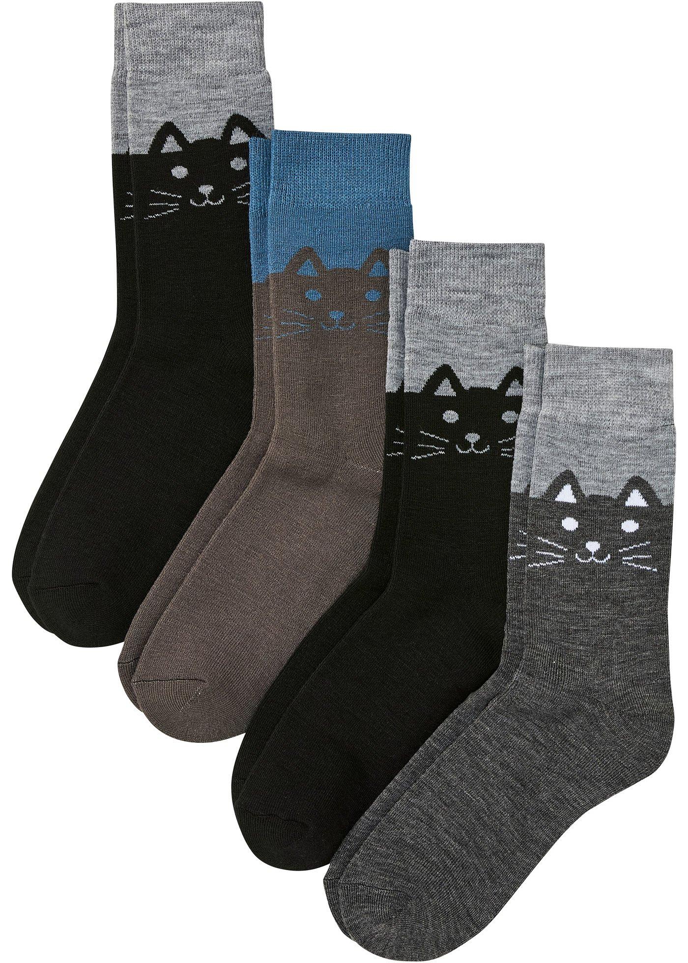 Lot de 4 paires de chaussettes thermo avec intérieur éponge doux