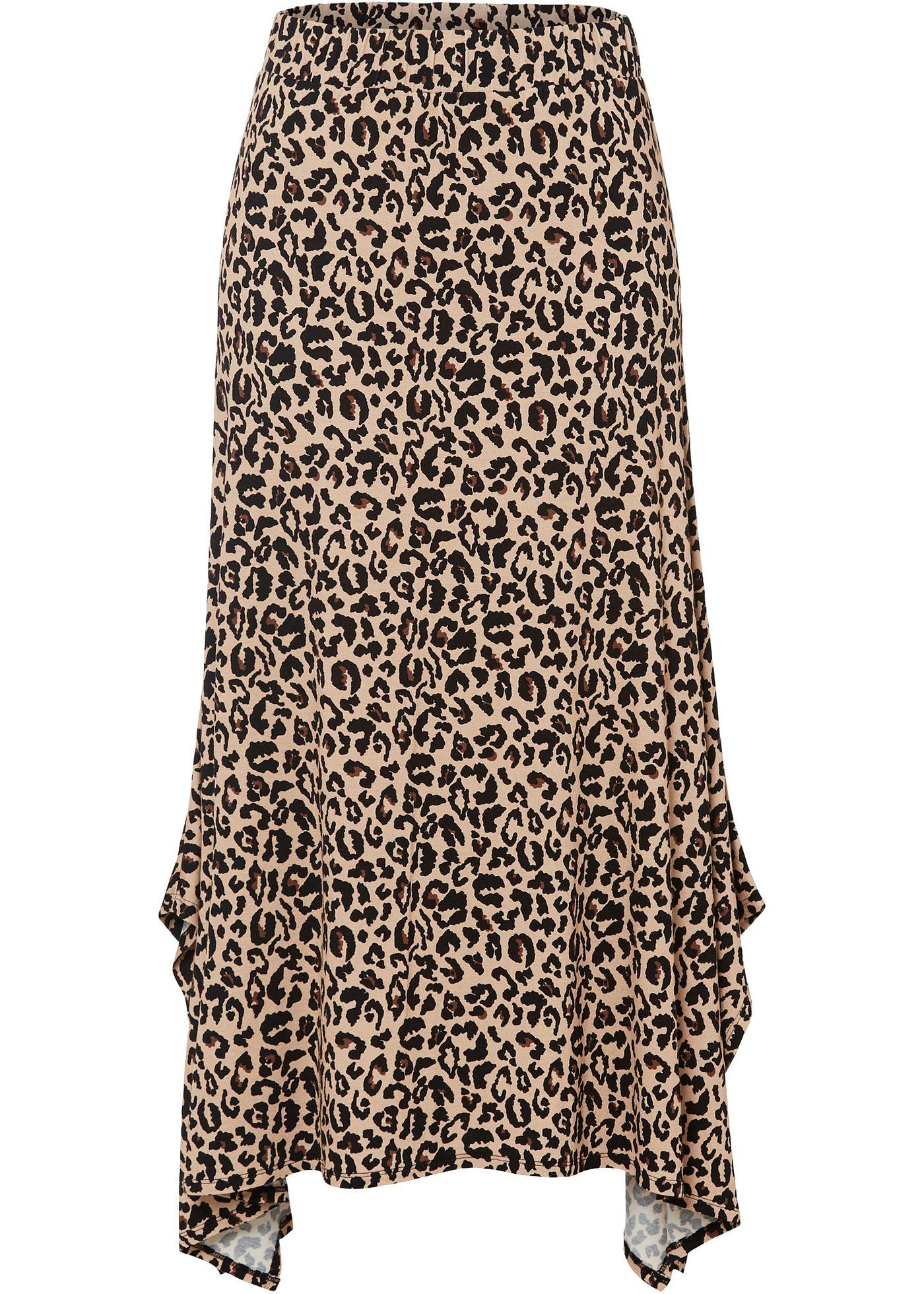 Jupe en jersey à pans