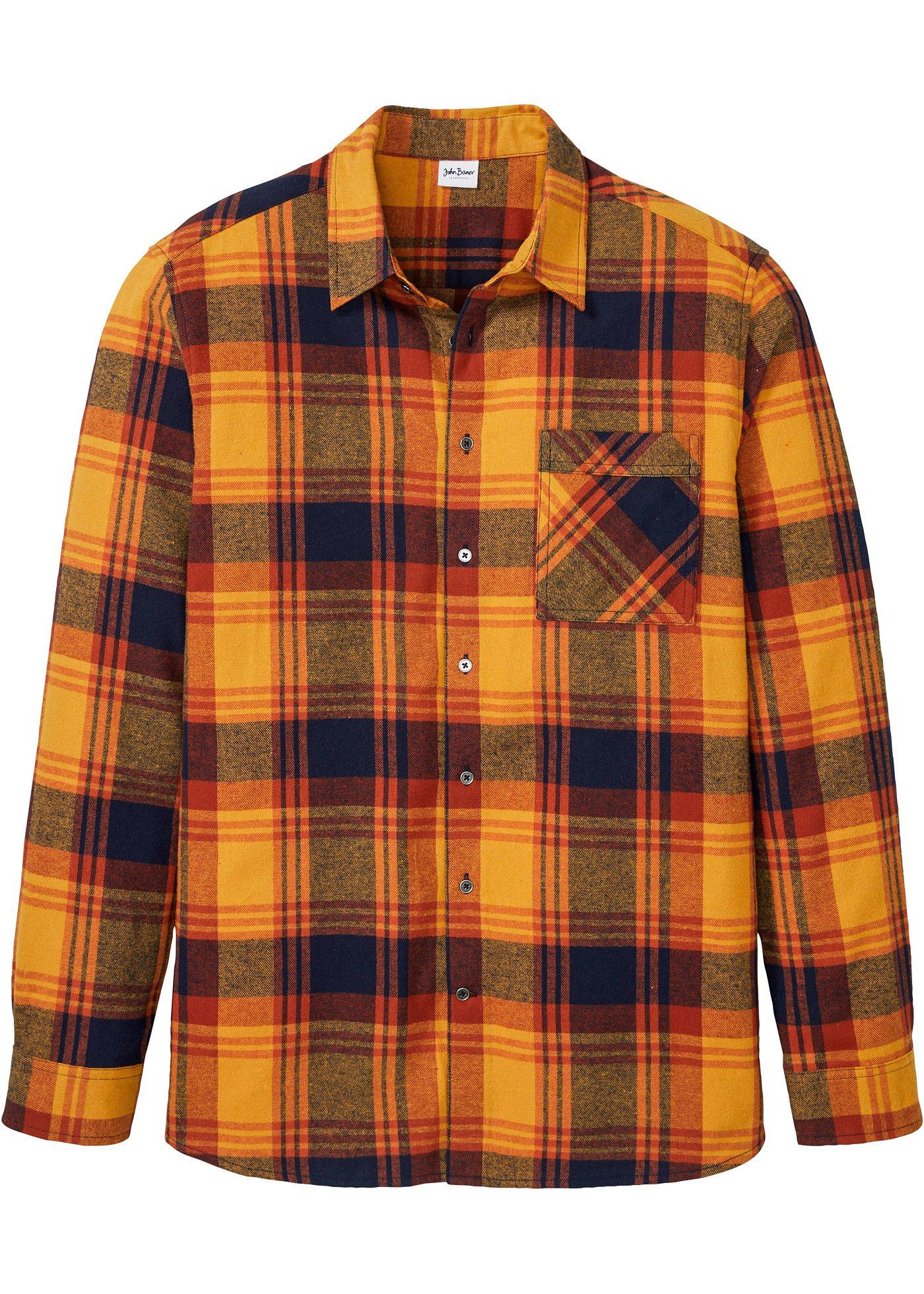 Chemise manches longues en flanelle