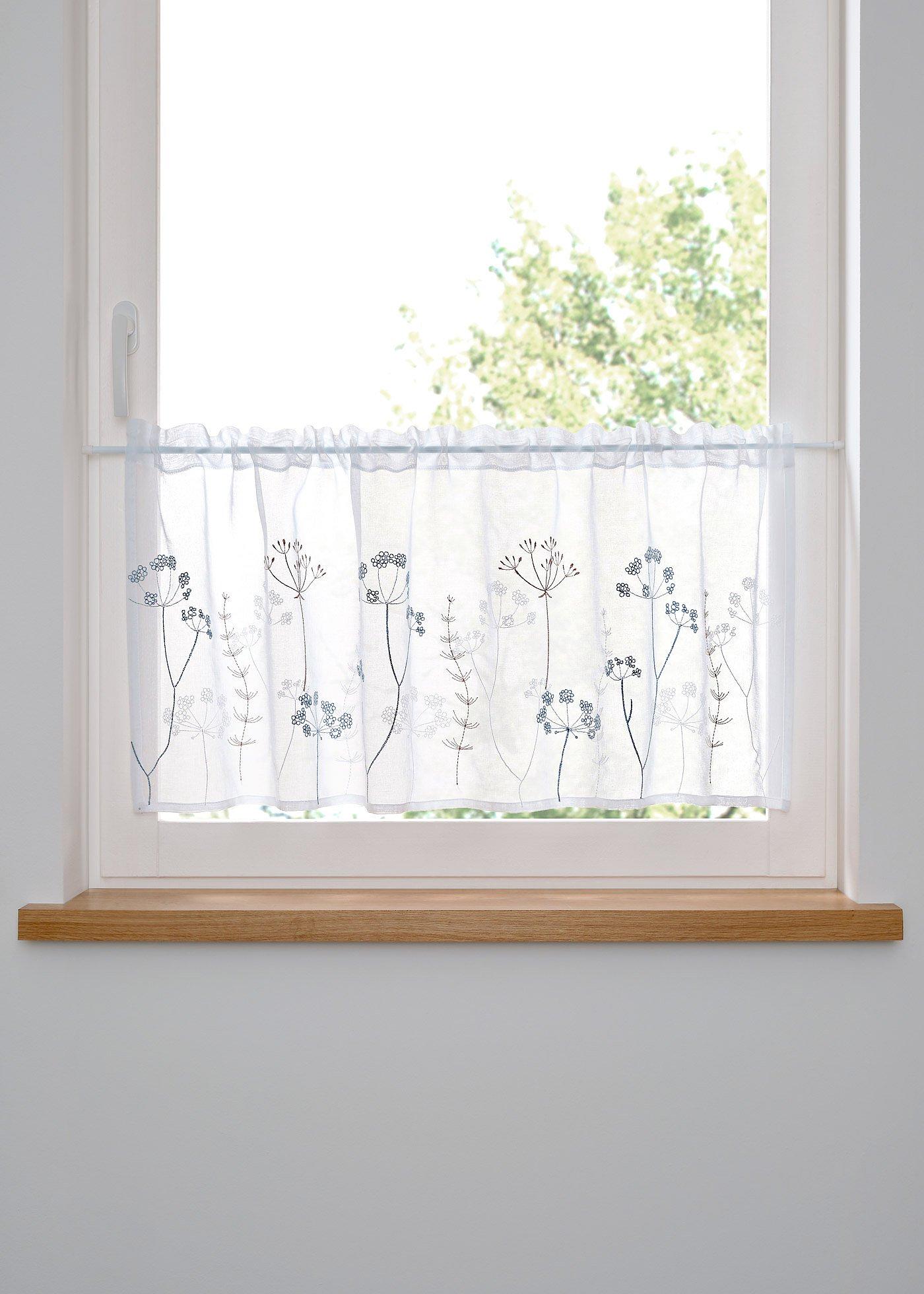 Brise-bise avec broderie