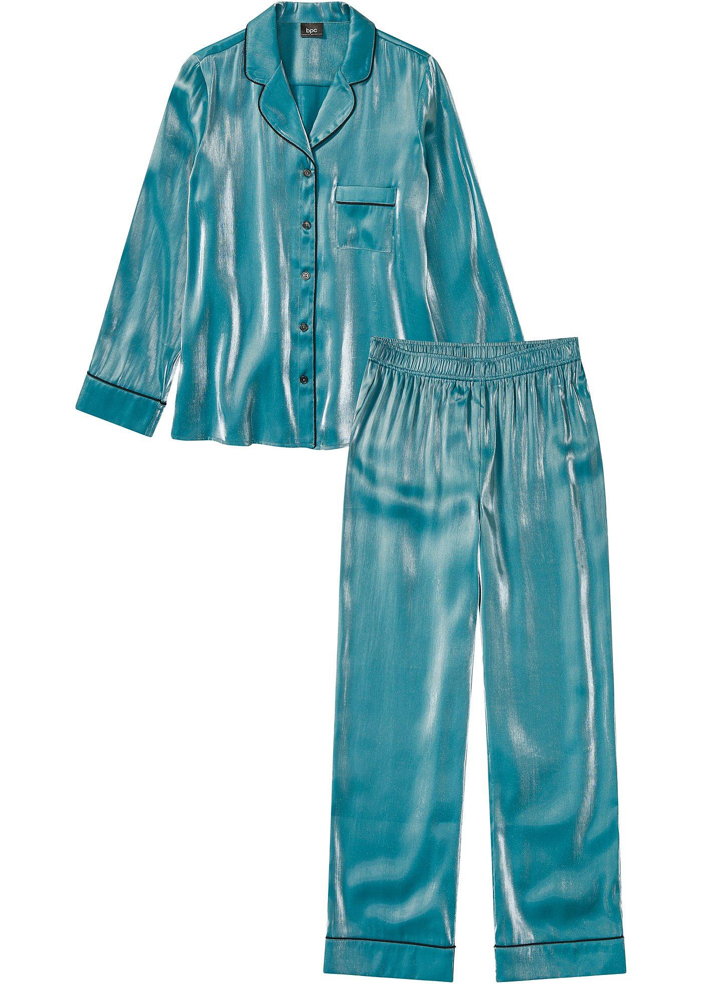 Pyjama en satin avec effet brillant