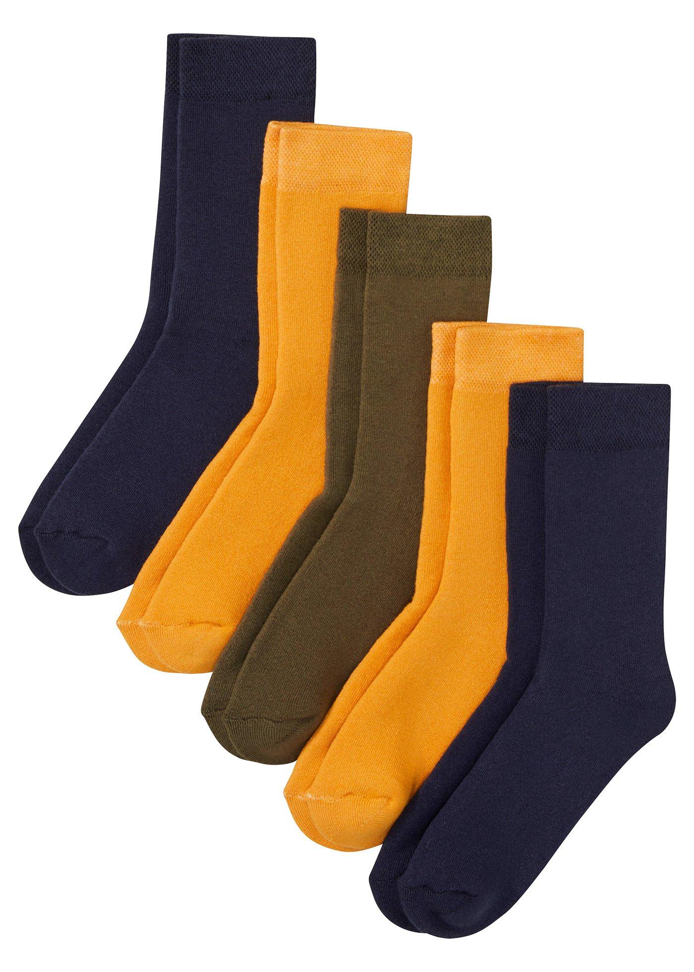 Lot de 5 paires de chaussettes thermo enfant avec coton